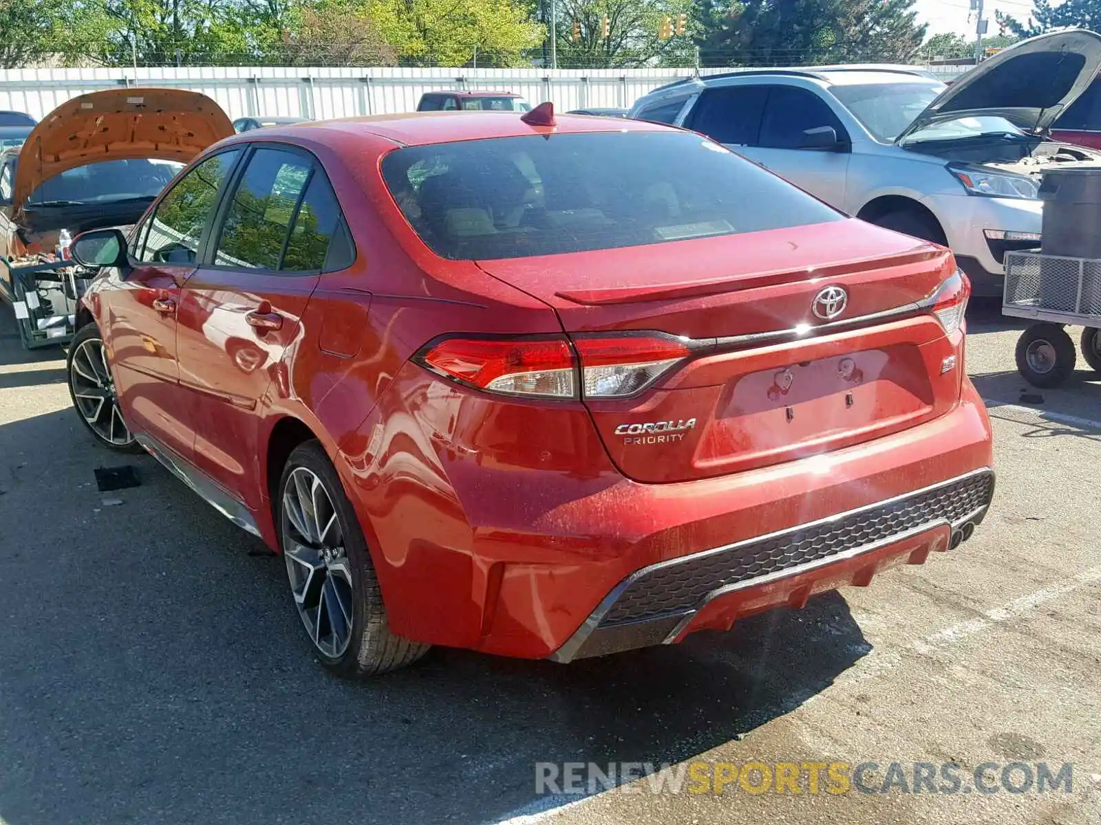 3 Photograph of a damaged car JTDS4RCE1LJ000838 TOYOTA COROLLA 2020