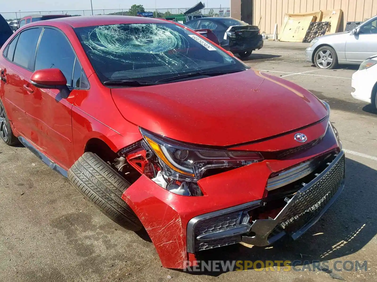 9 Photograph of a damaged car JTDS4RCE1LJ000838 TOYOTA COROLLA 2020