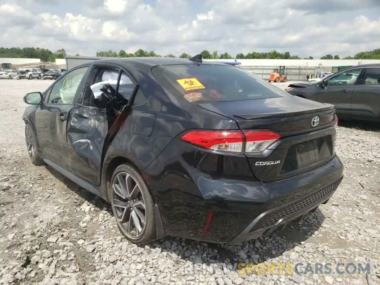 3 Photograph of a damaged car JTDS4RCE1LJ001732 TOYOTA COROLLA 2020