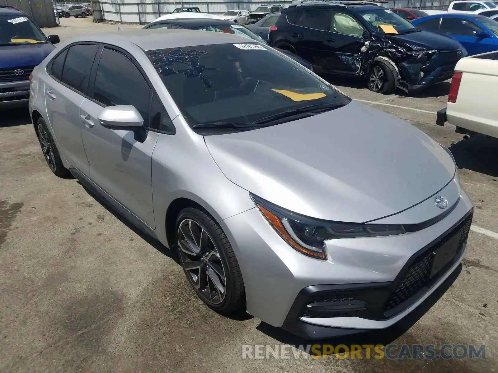 1 Photograph of a damaged car JTDS4RCE1LJ002136 TOYOTA COROLLA 2020