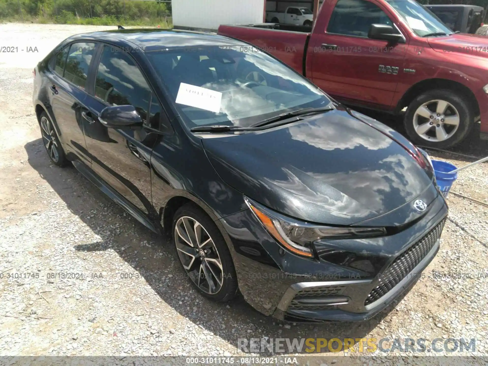 1 Photograph of a damaged car JTDS4RCE1LJ002234 TOYOTA COROLLA 2020