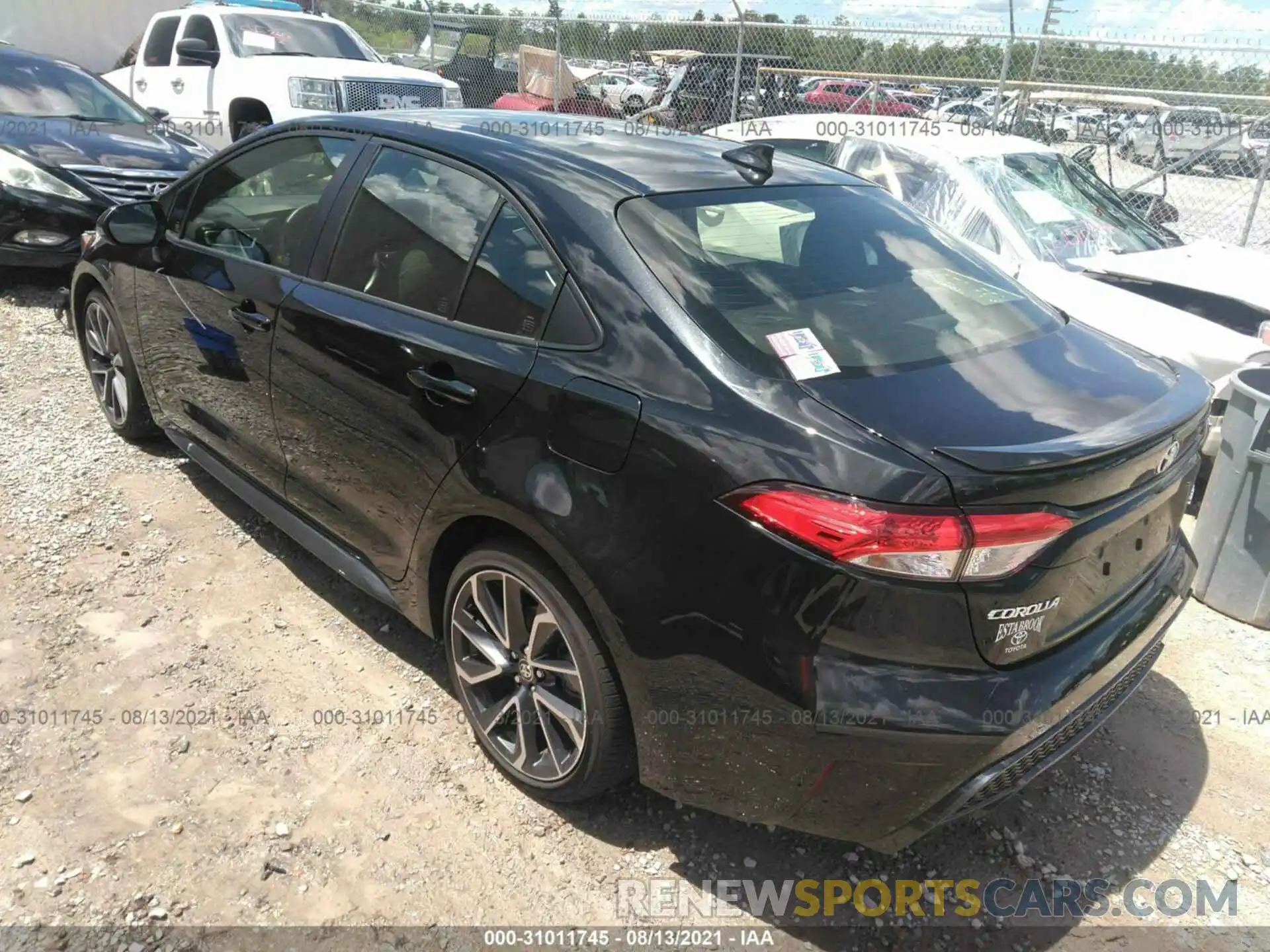 3 Photograph of a damaged car JTDS4RCE1LJ002234 TOYOTA COROLLA 2020