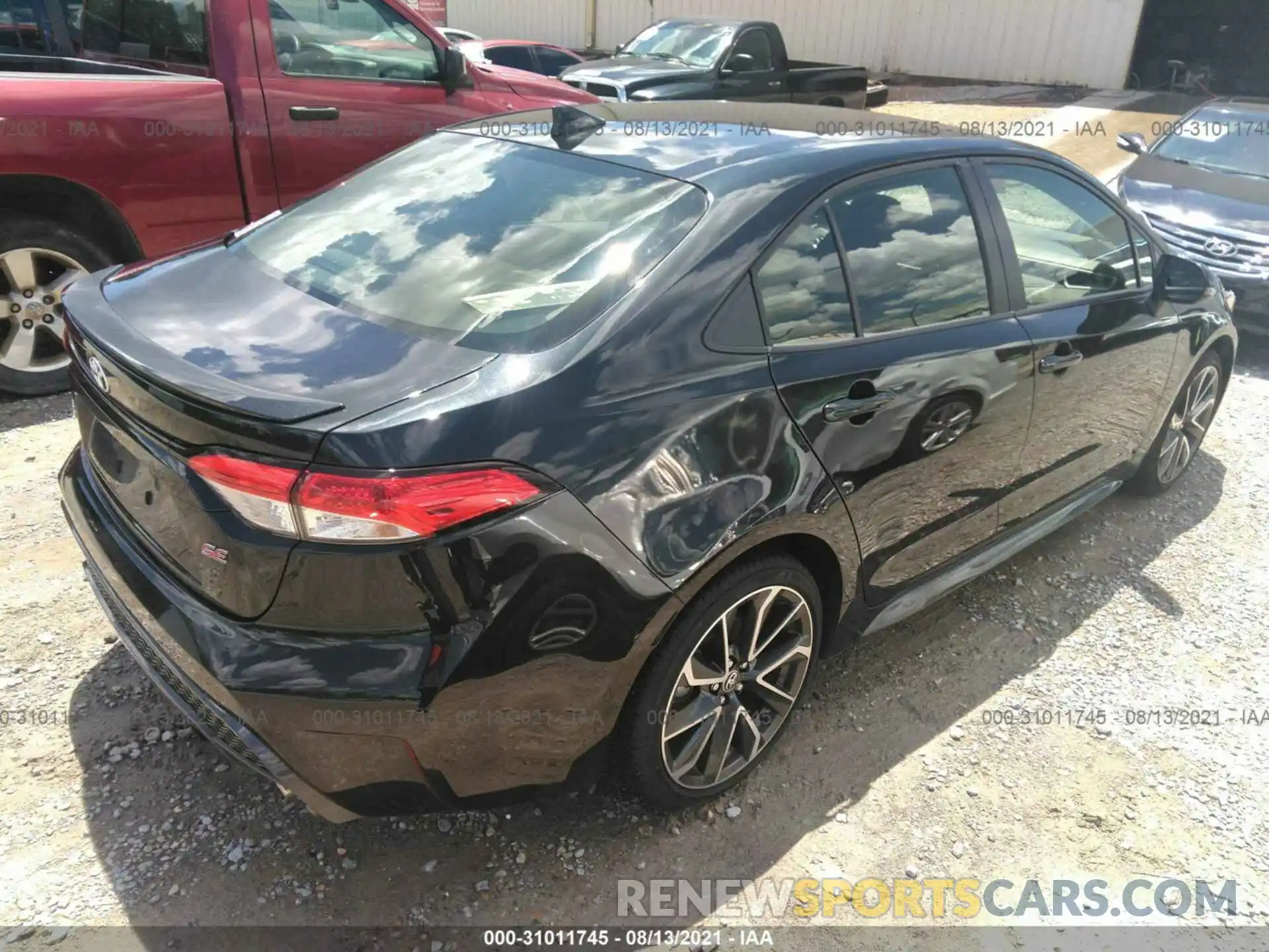 4 Photograph of a damaged car JTDS4RCE1LJ002234 TOYOTA COROLLA 2020