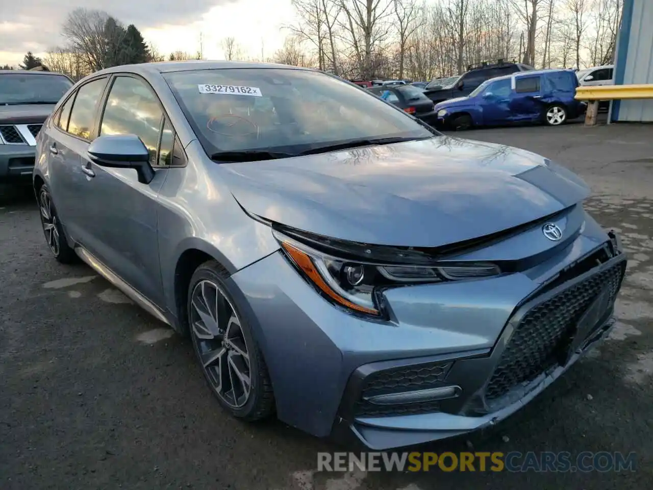 1 Photograph of a damaged car JTDS4RCE1LJ002914 TOYOTA COROLLA 2020