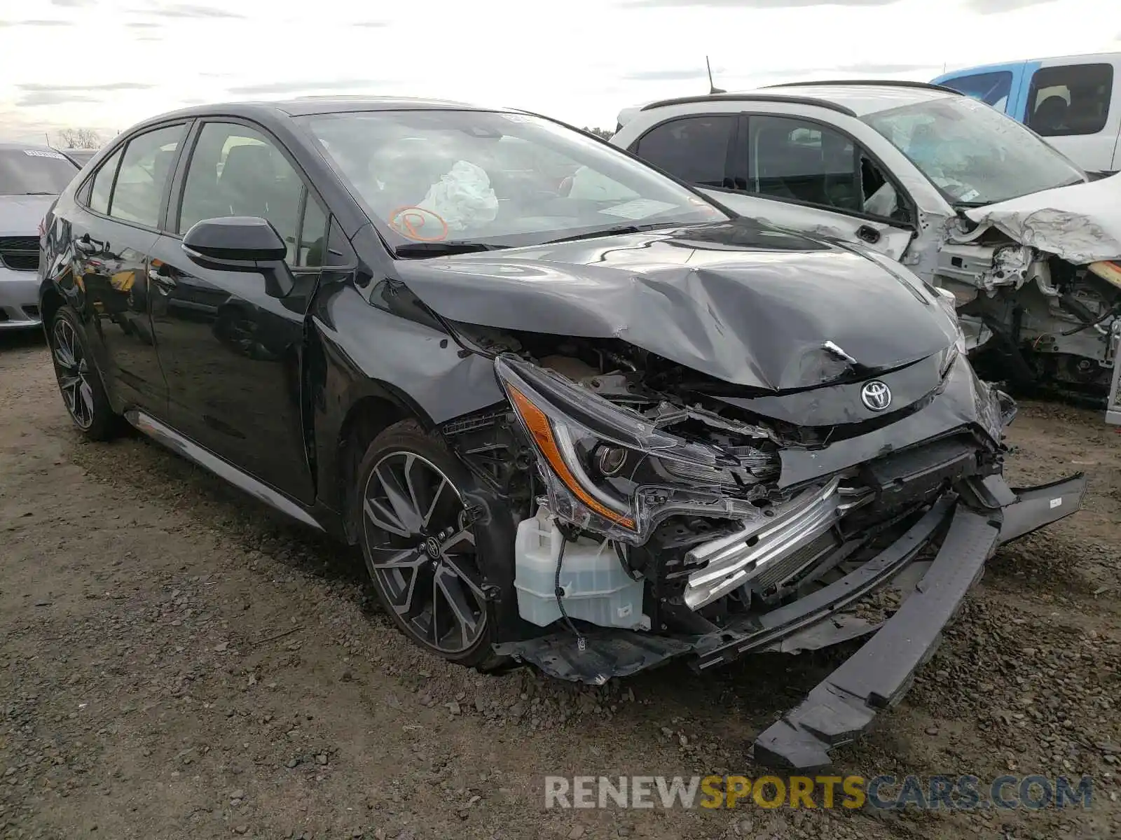 1 Photograph of a damaged car JTDS4RCE1LJ002931 TOYOTA COROLLA 2020