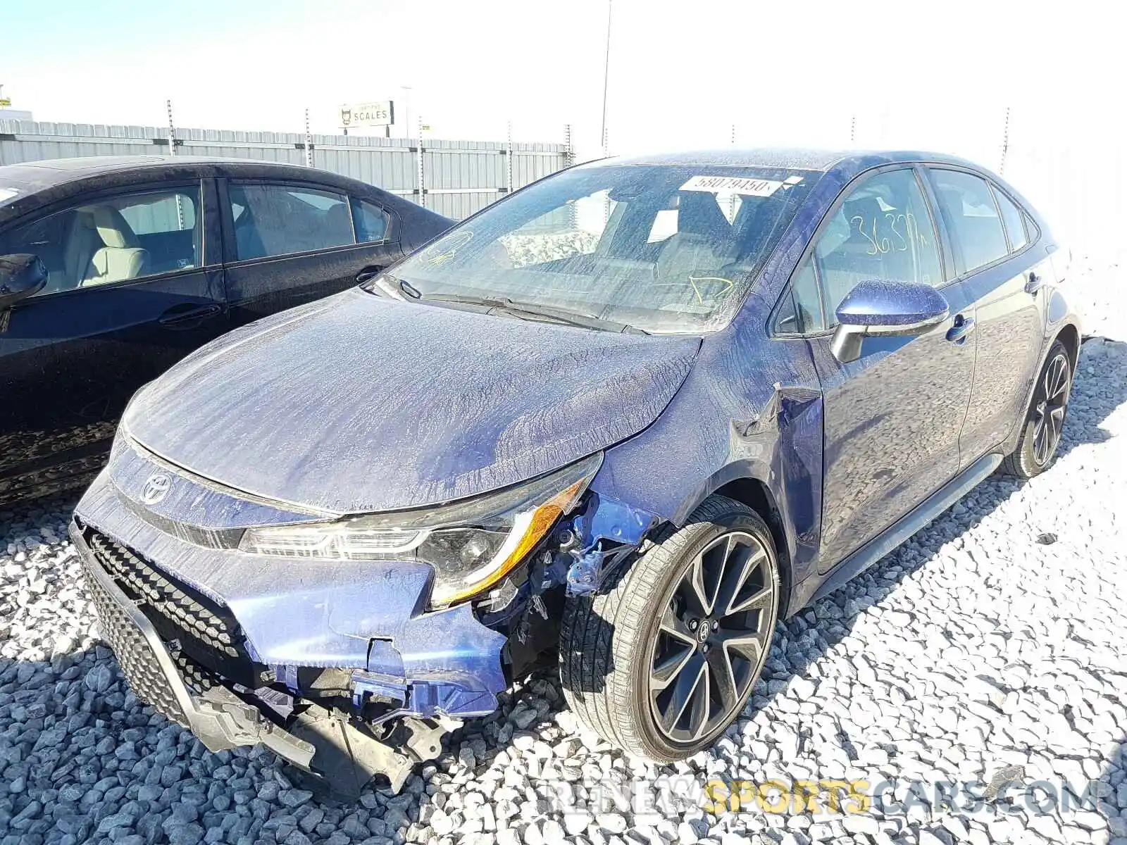 2 Photograph of a damaged car JTDS4RCE1LJ003903 TOYOTA COROLLA 2020