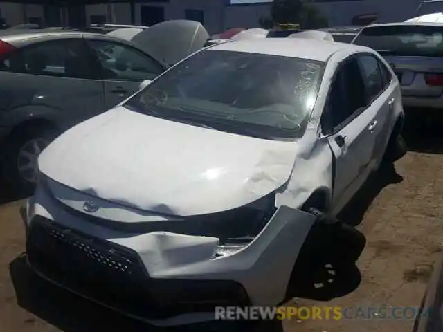 2 Photograph of a damaged car JTDS4RCE1LJ004114 TOYOTA COROLLA 2020