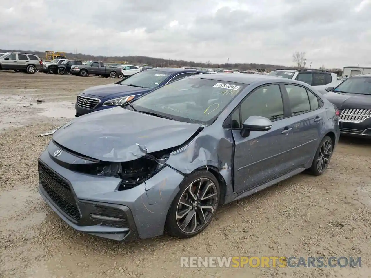 2 Photograph of a damaged car JTDS4RCE1LJ004162 TOYOTA COROLLA 2020