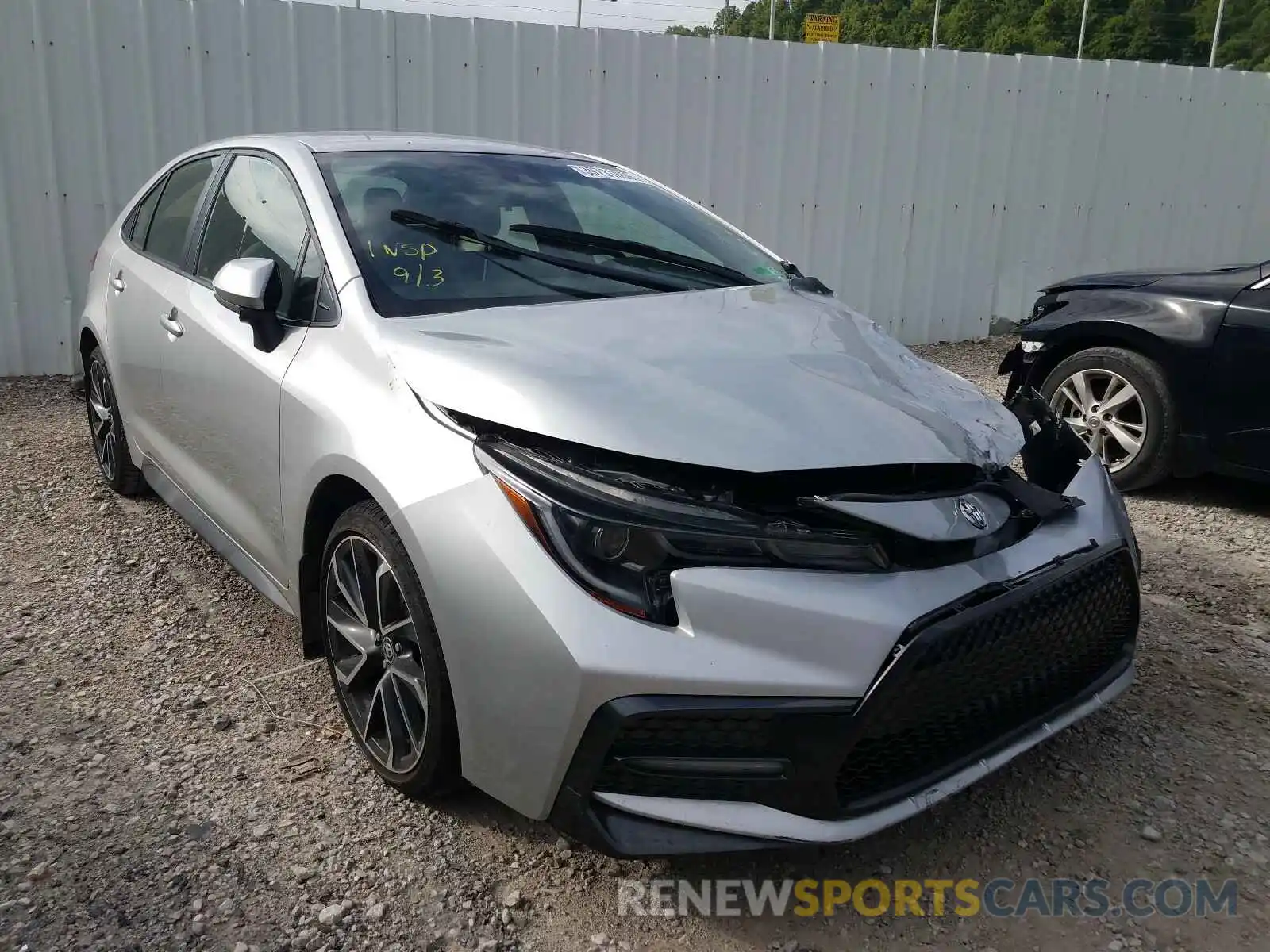 1 Photograph of a damaged car JTDS4RCE1LJ005523 TOYOTA COROLLA 2020