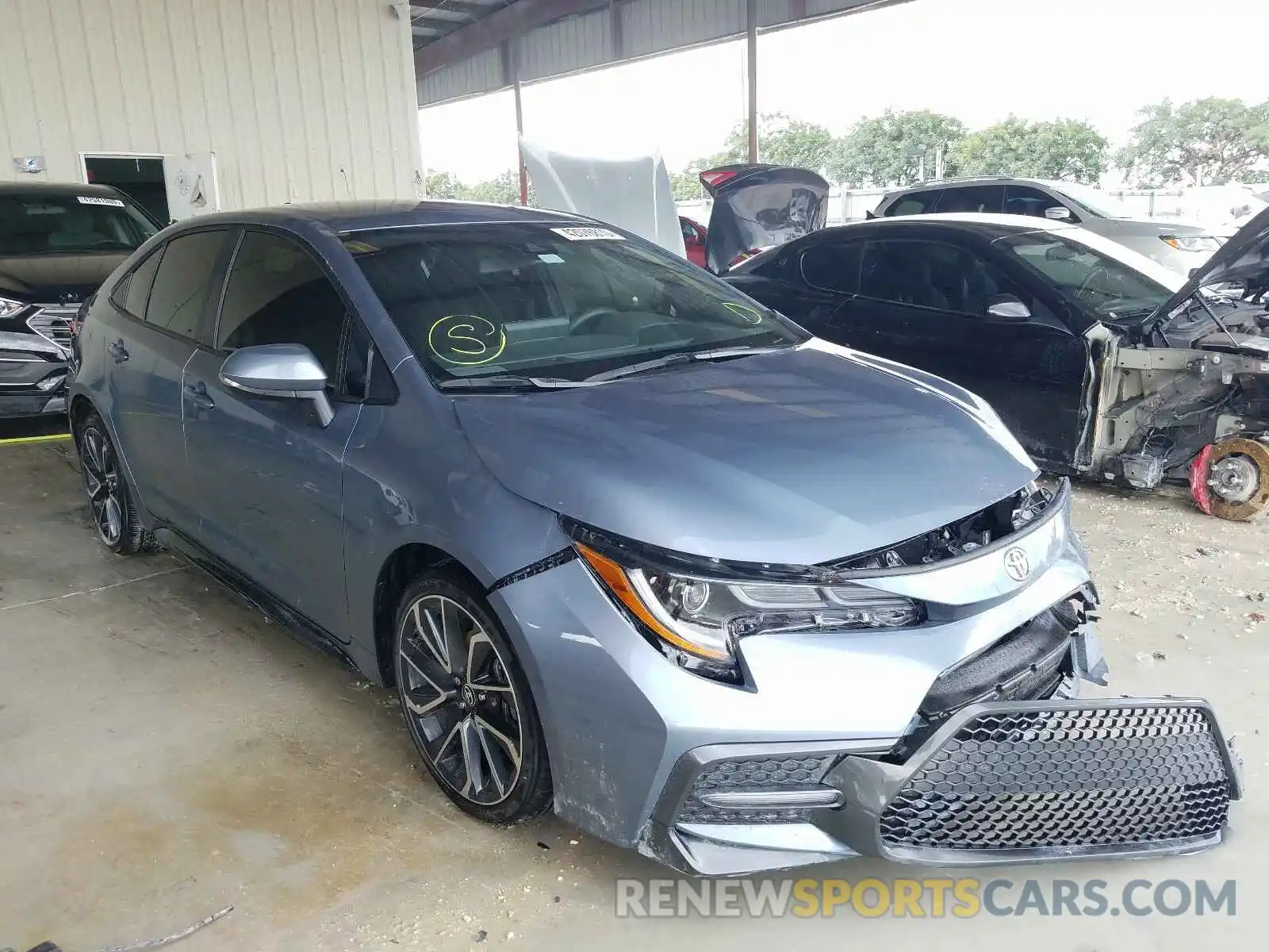 1 Photograph of a damaged car JTDS4RCE1LJ006008 TOYOTA COROLLA 2020