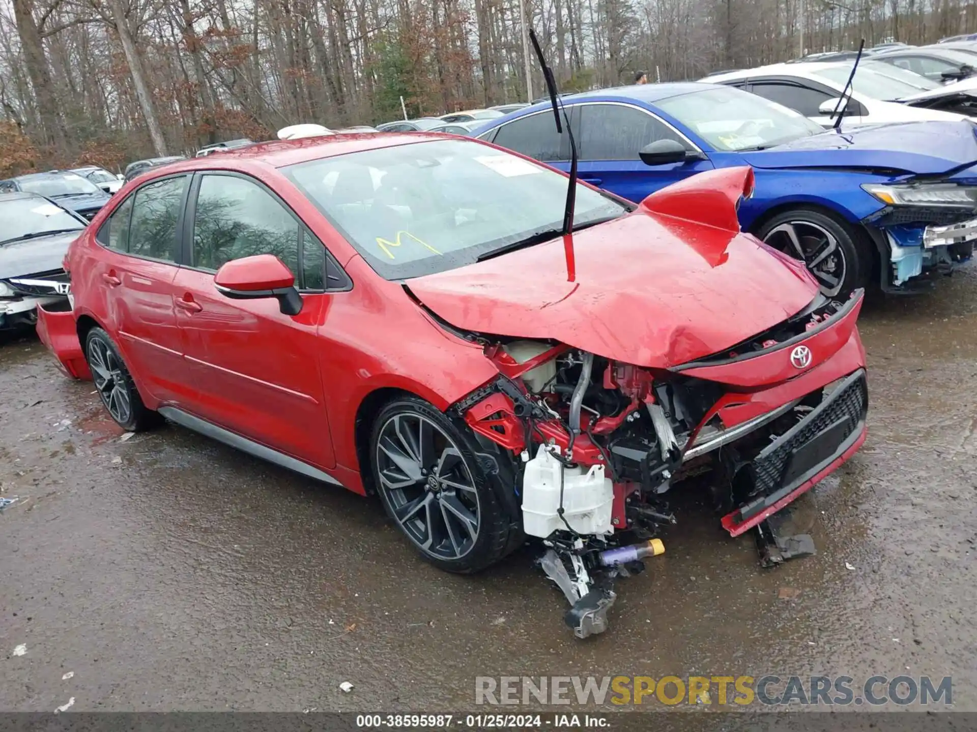 1 Photograph of a damaged car JTDS4RCE1LJ006672 TOYOTA COROLLA 2020