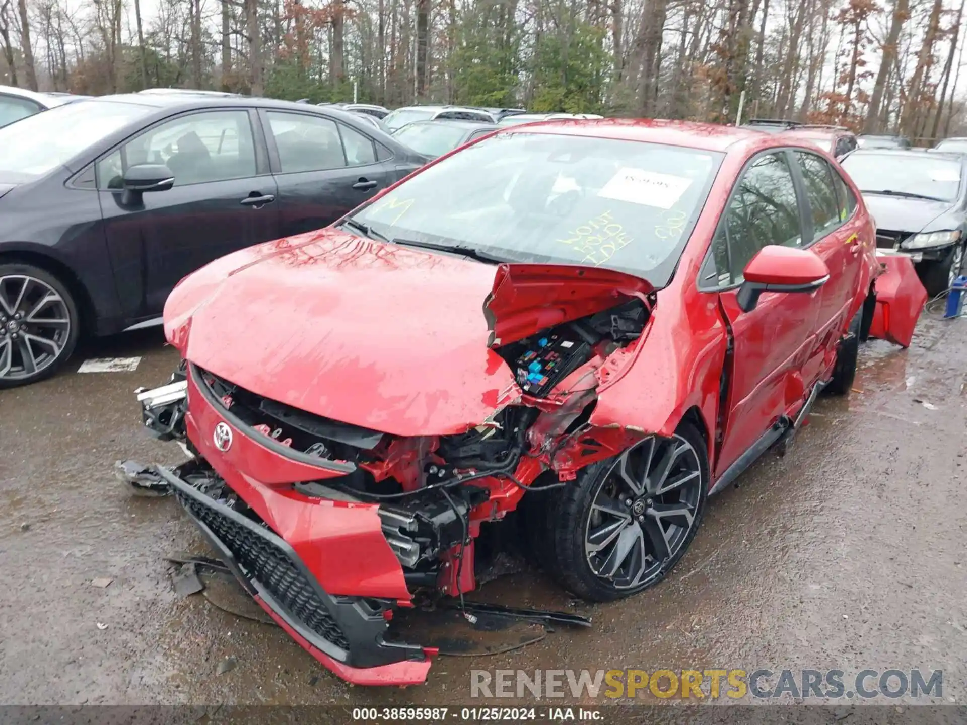 6 Photograph of a damaged car JTDS4RCE1LJ006672 TOYOTA COROLLA 2020