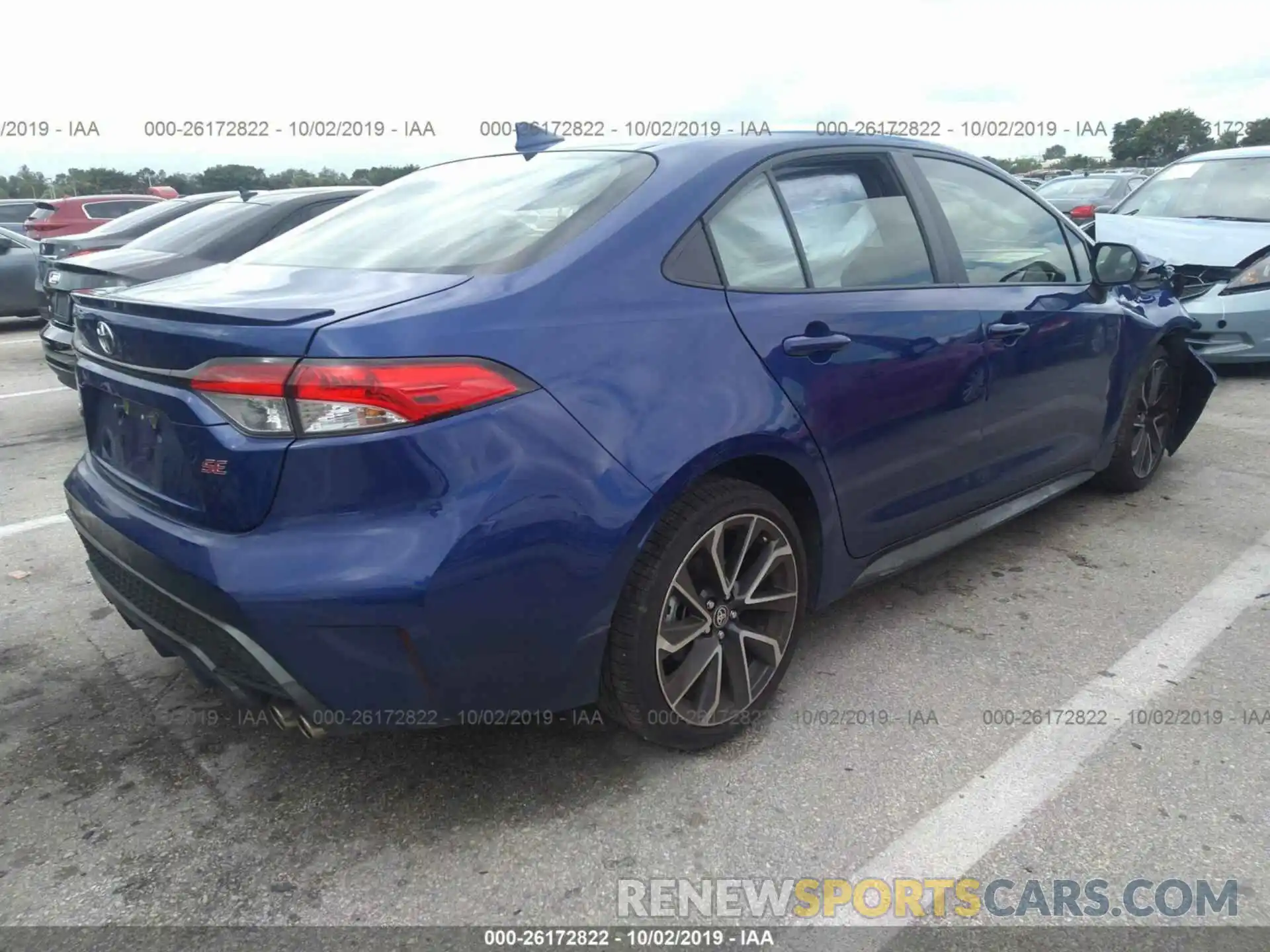 4 Photograph of a damaged car JTDS4RCE1LJ006753 TOYOTA COROLLA 2020