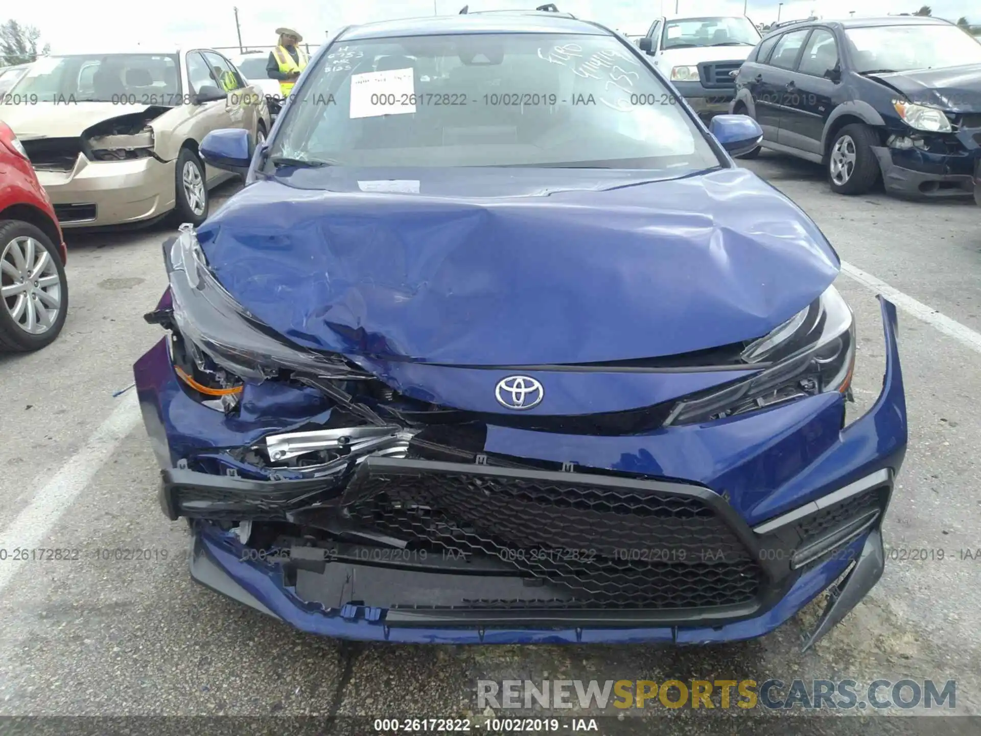 6 Photograph of a damaged car JTDS4RCE1LJ006753 TOYOTA COROLLA 2020