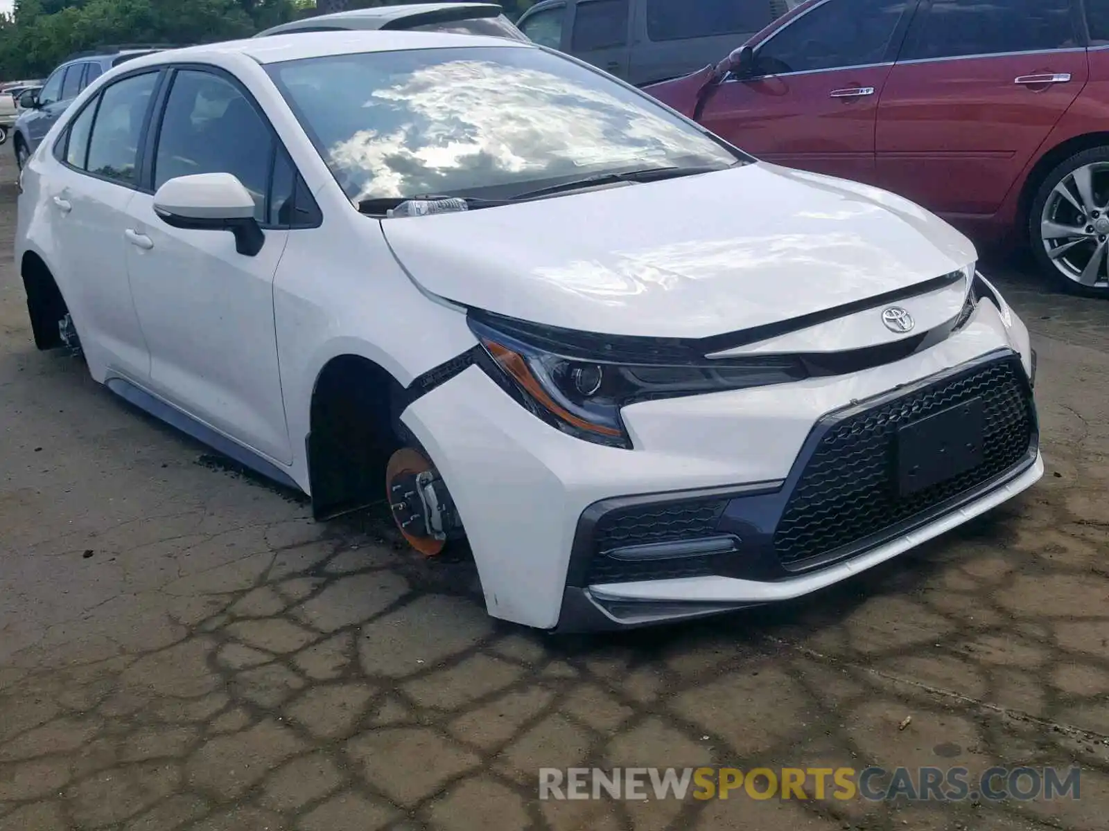 1 Photograph of a damaged car JTDS4RCE1LJ006963 TOYOTA COROLLA 2020