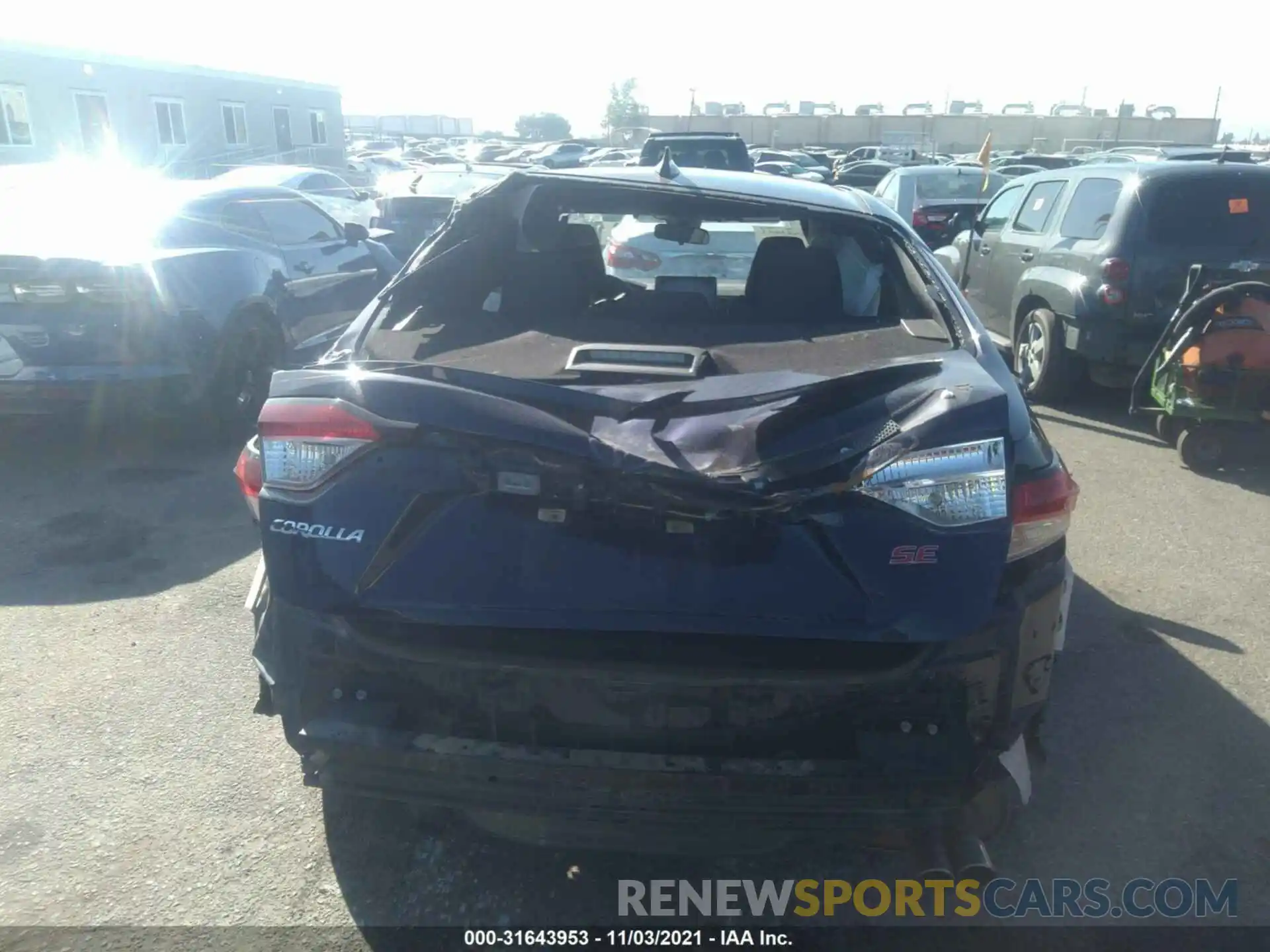 6 Photograph of a damaged car JTDS4RCE1LJ007434 TOYOTA COROLLA 2020