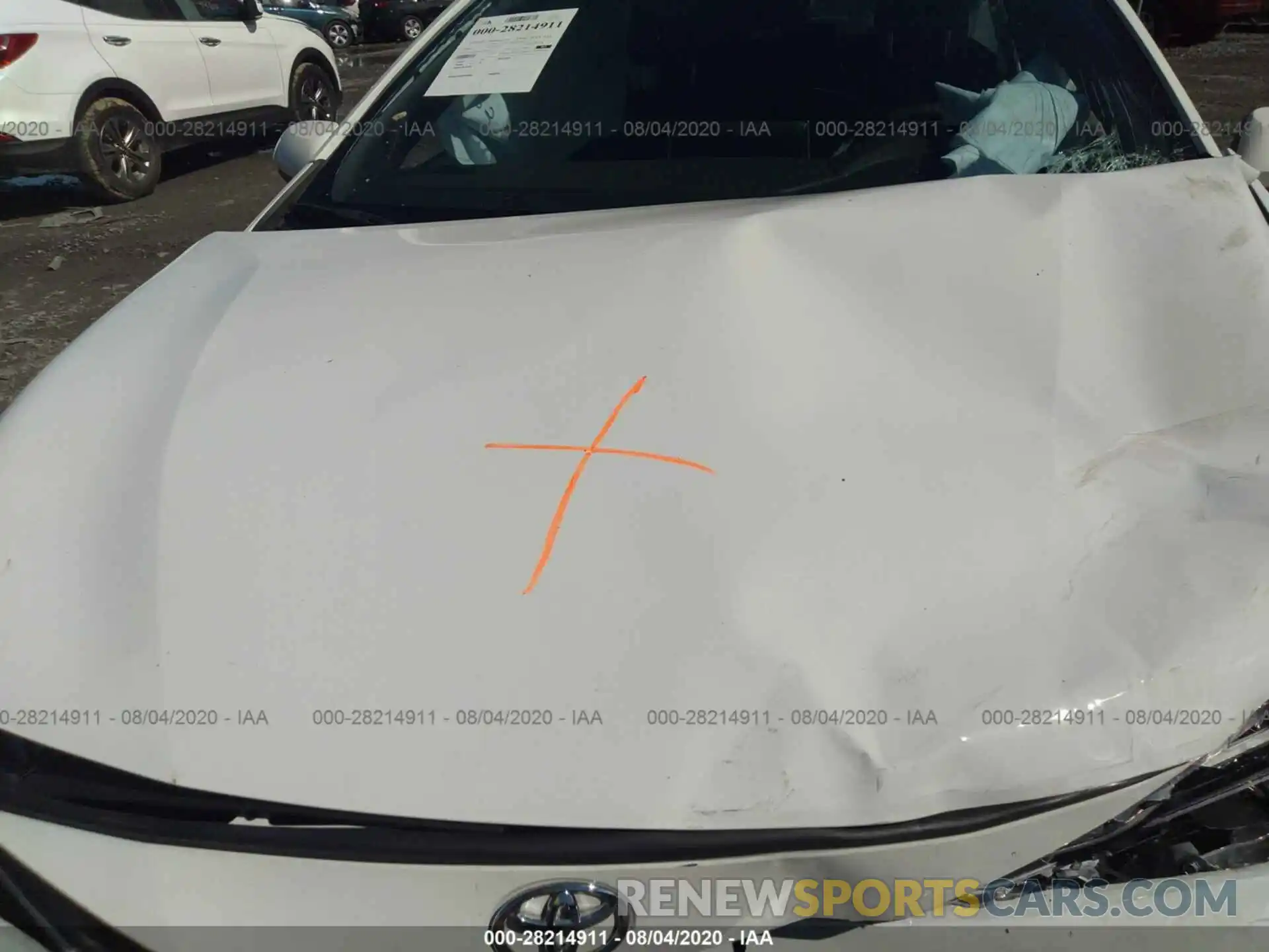 10 Photograph of a damaged car JTDS4RCE1LJ008227 TOYOTA COROLLA 2020