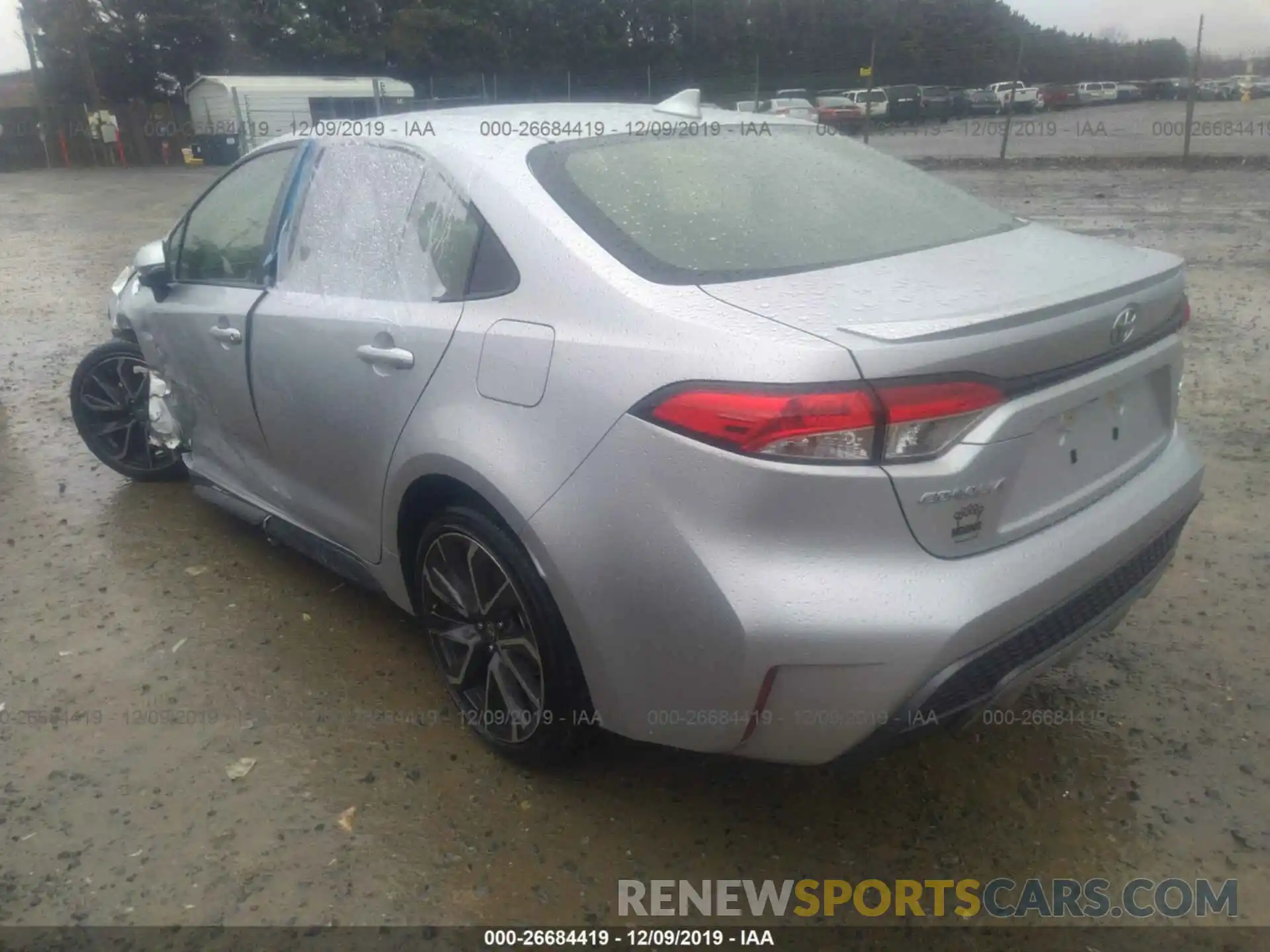 3 Photograph of a damaged car JTDS4RCE1LJ009426 TOYOTA COROLLA 2020