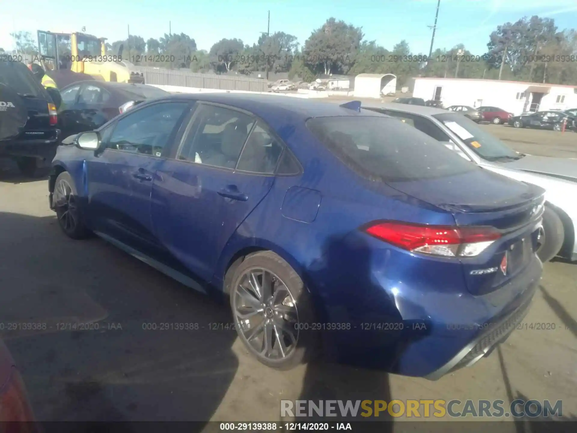 3 Photograph of a damaged car JTDS4RCE1LJ009474 TOYOTA COROLLA 2020