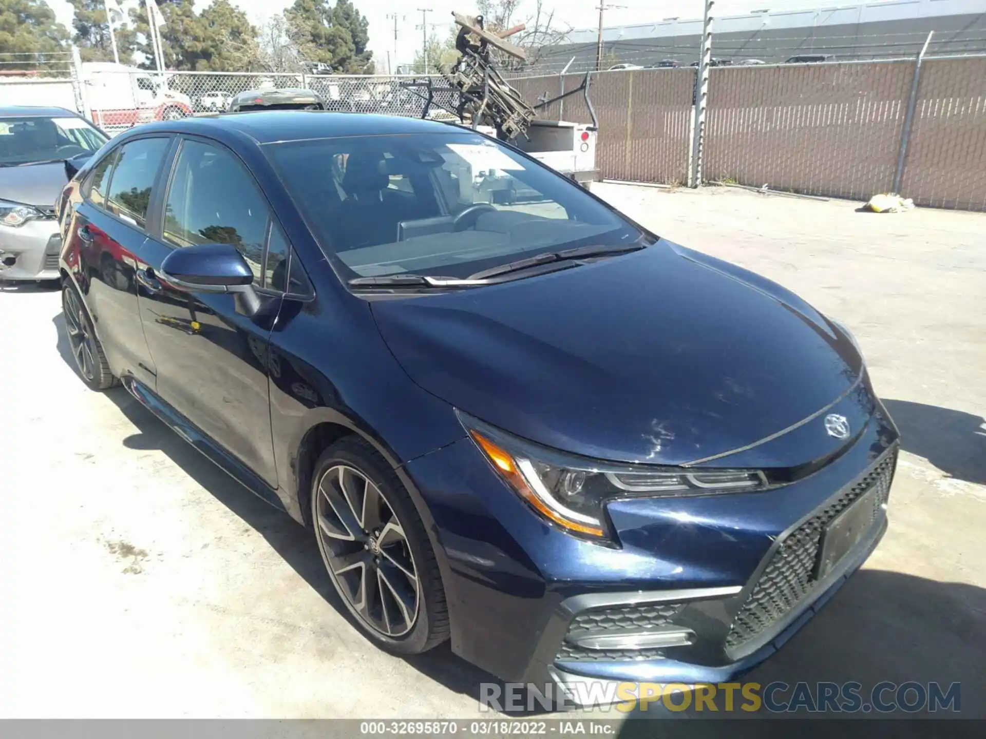 1 Photograph of a damaged car JTDS4RCE1LJ010429 TOYOTA COROLLA 2020