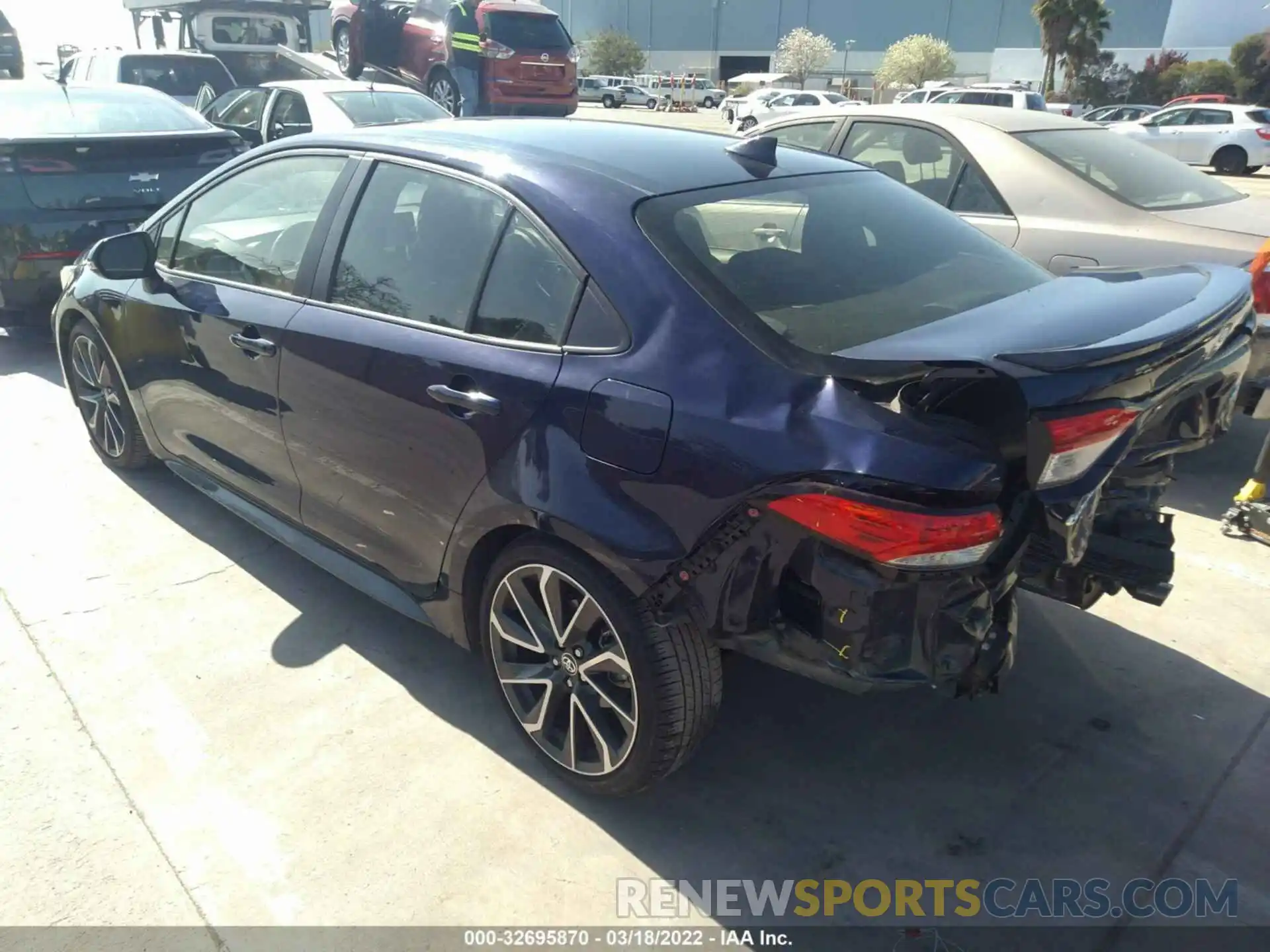 3 Photograph of a damaged car JTDS4RCE1LJ010429 TOYOTA COROLLA 2020