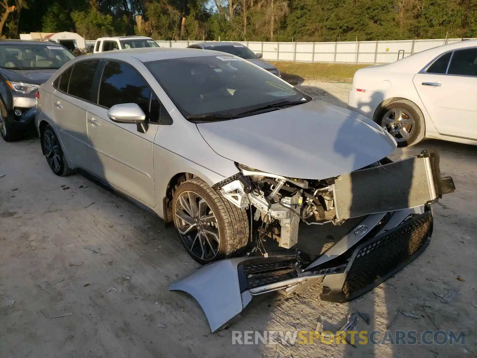 1 Photograph of a damaged car JTDS4RCE1LJ011337 TOYOTA COROLLA 2020