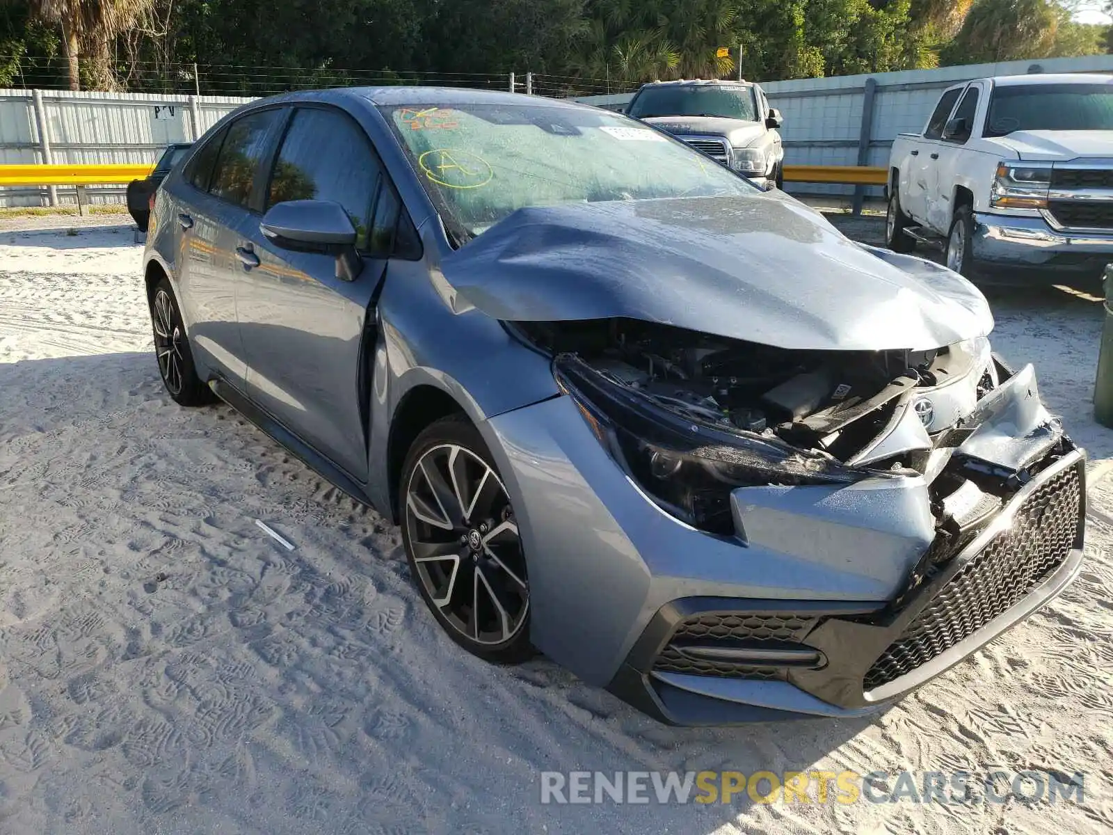 1 Photograph of a damaged car JTDS4RCE1LJ011340 TOYOTA COROLLA 2020