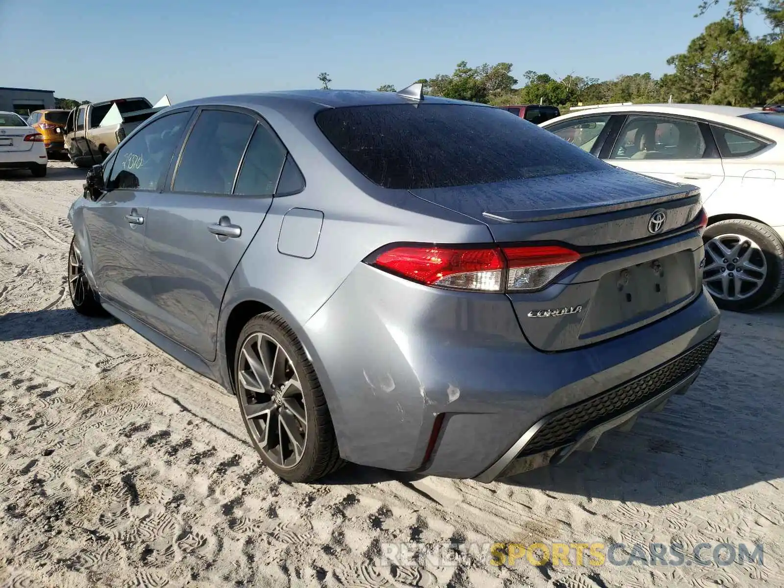 3 Photograph of a damaged car JTDS4RCE1LJ011340 TOYOTA COROLLA 2020