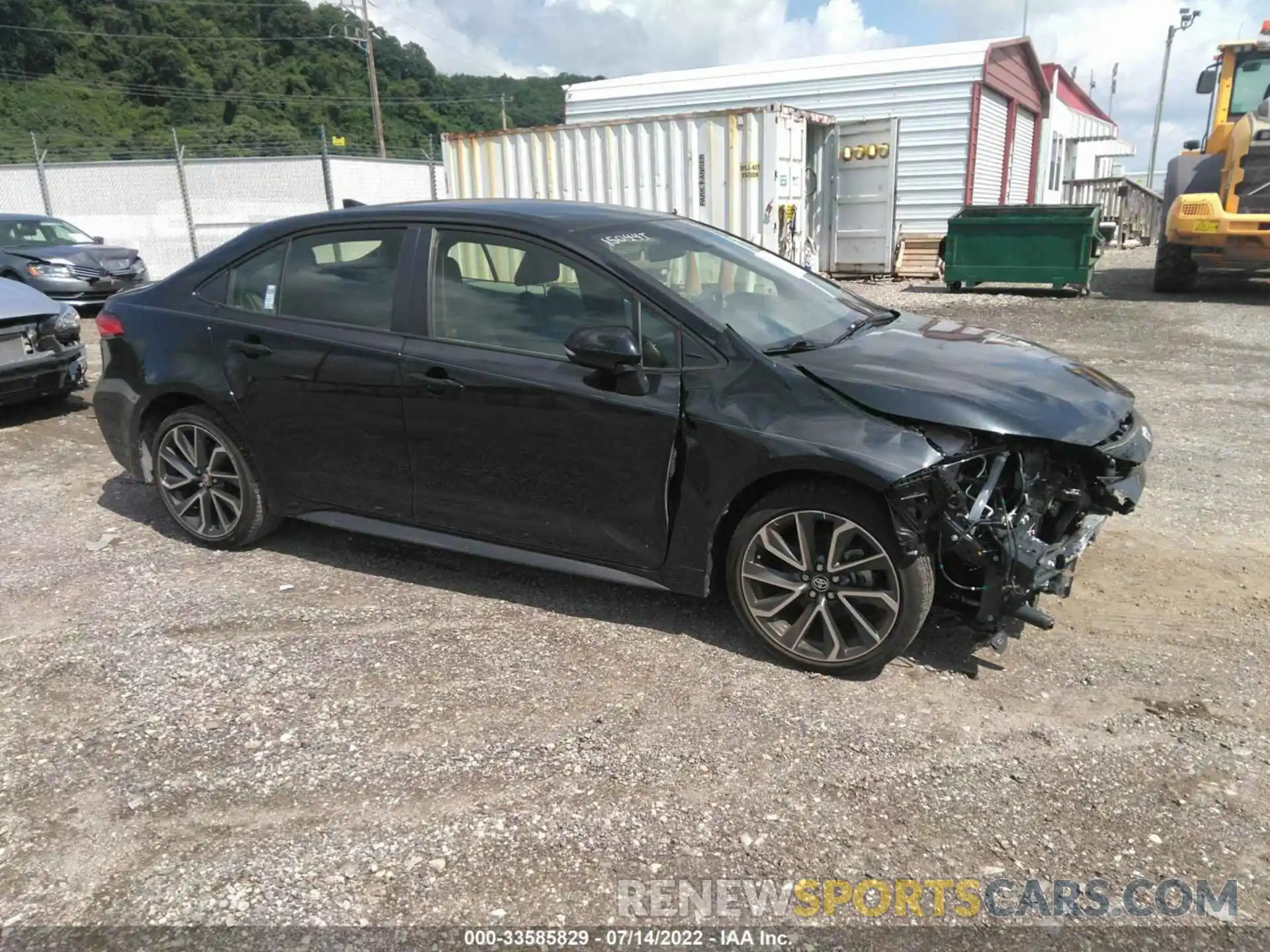 1 Photograph of a damaged car JTDS4RCE1LJ011385 TOYOTA COROLLA 2020