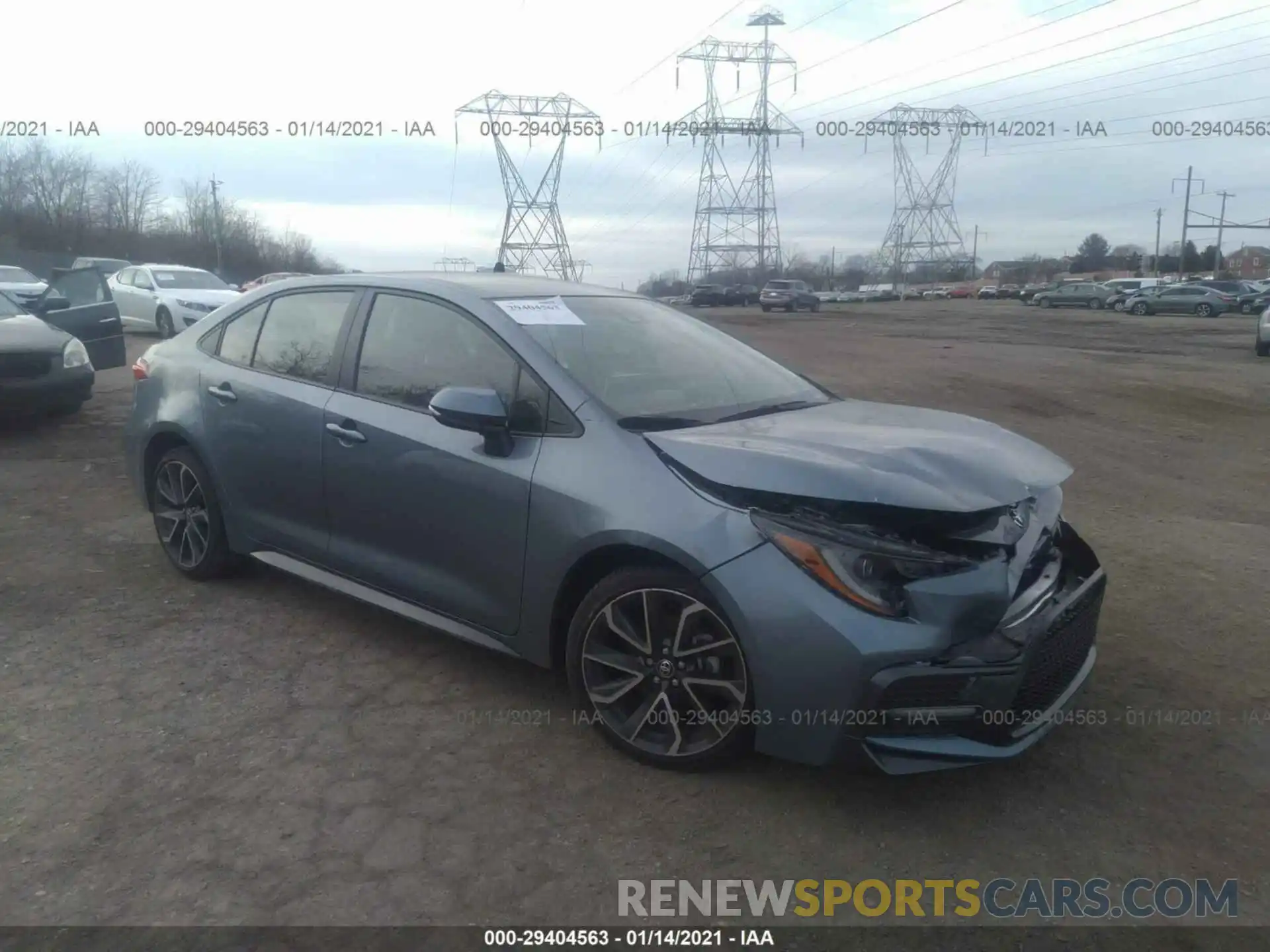 1 Photograph of a damaged car JTDS4RCE1LJ011970 TOYOTA COROLLA 2020