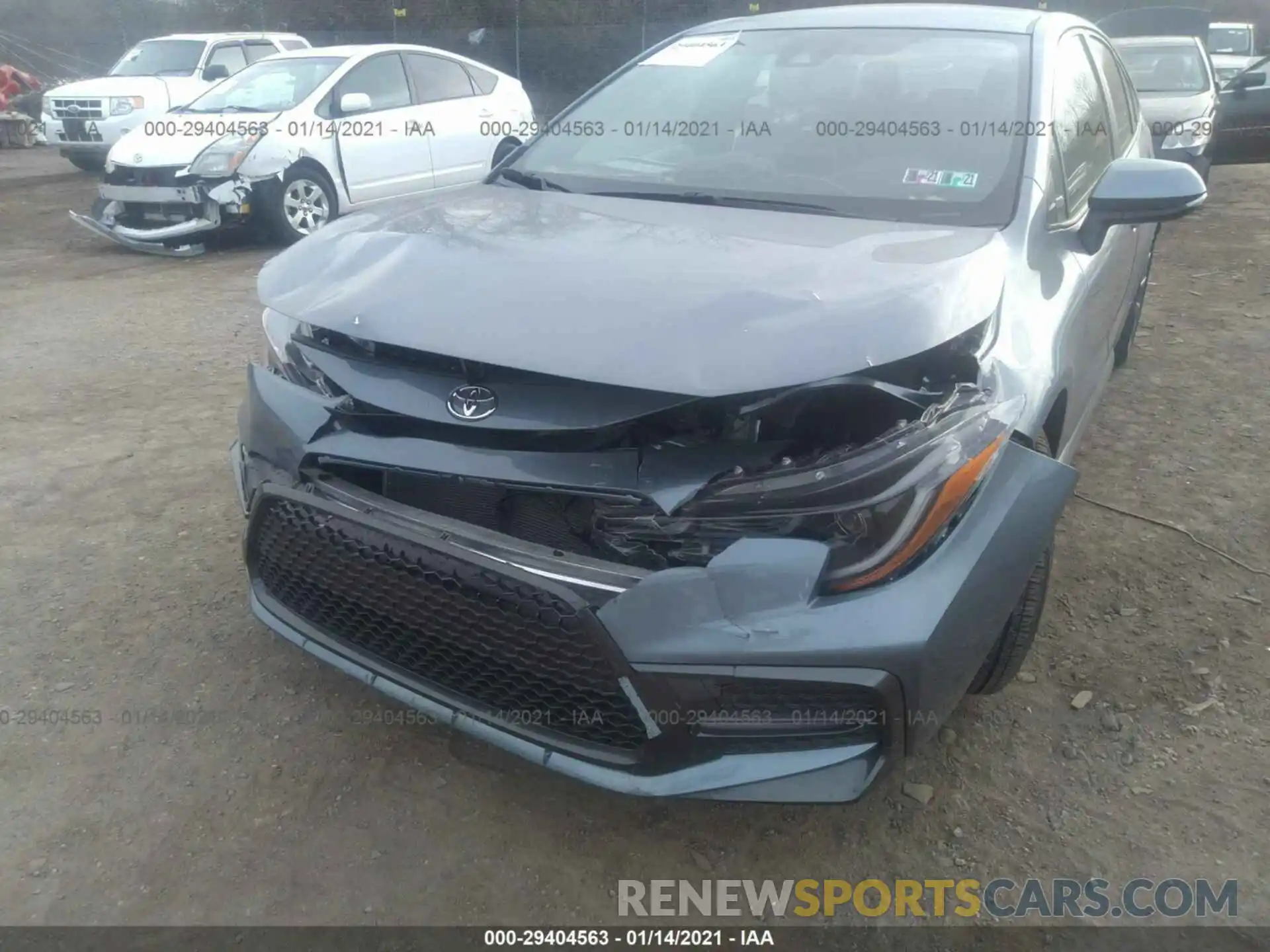 6 Photograph of a damaged car JTDS4RCE1LJ011970 TOYOTA COROLLA 2020