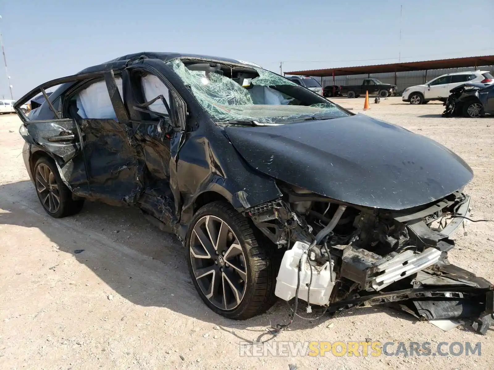 1 Photograph of a damaged car JTDS4RCE1LJ012469 TOYOTA COROLLA 2020