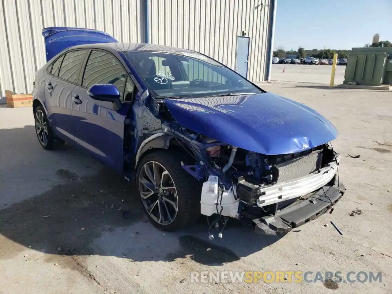 1 Photograph of a damaged car JTDS4RCE1LJ012570 TOYOTA COROLLA 2020