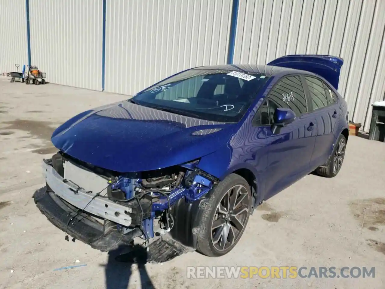 2 Photograph of a damaged car JTDS4RCE1LJ012570 TOYOTA COROLLA 2020