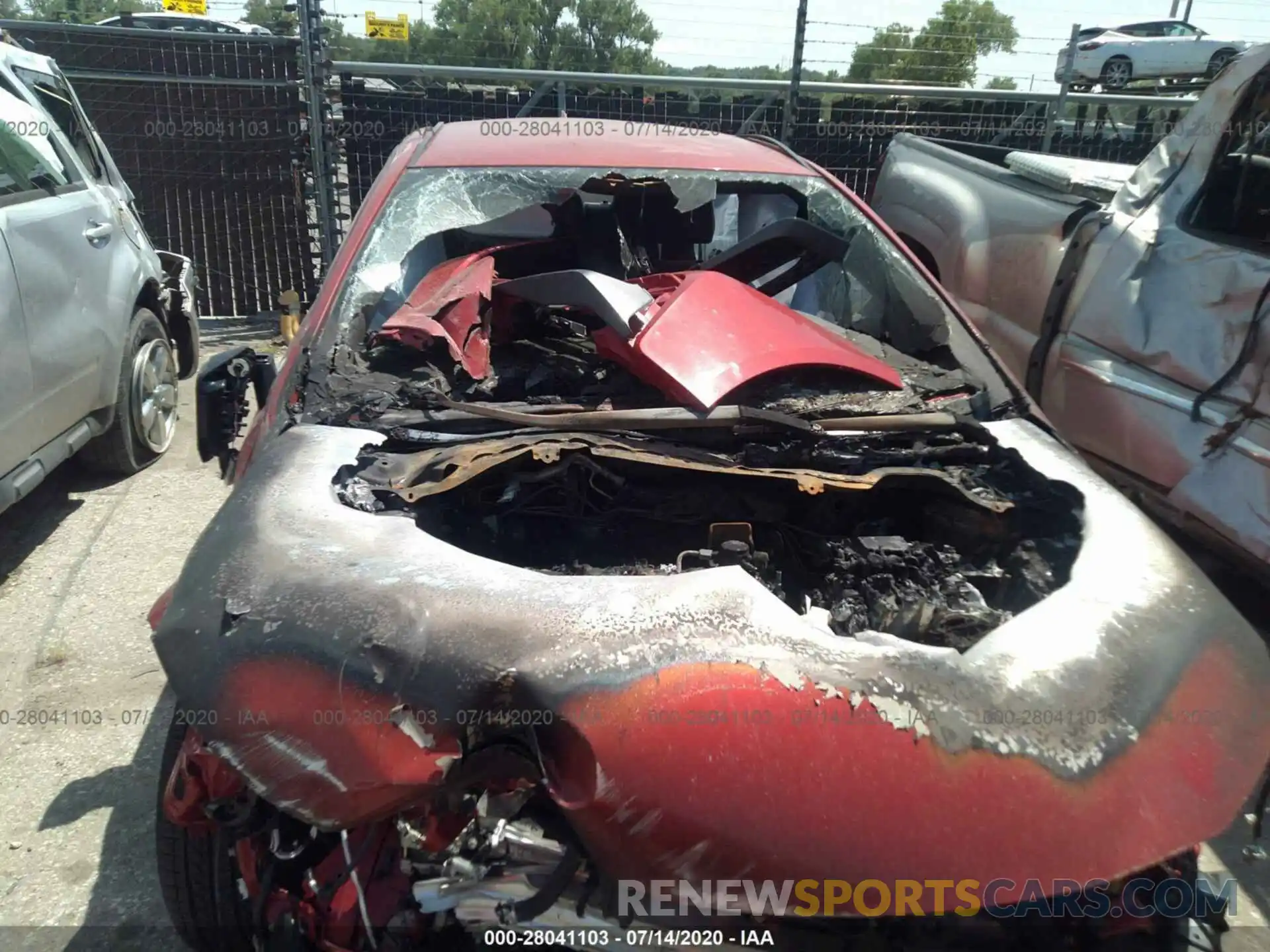 6 Photograph of a damaged car JTDS4RCE1LJ012696 TOYOTA COROLLA 2020