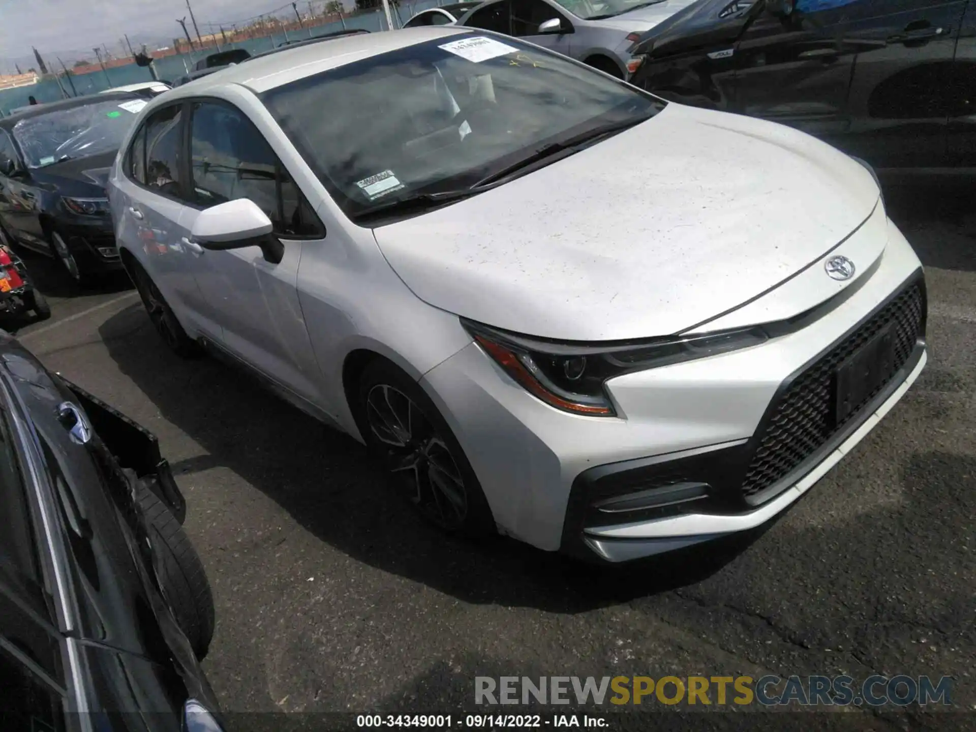 1 Photograph of a damaged car JTDS4RCE1LJ013329 TOYOTA COROLLA 2020