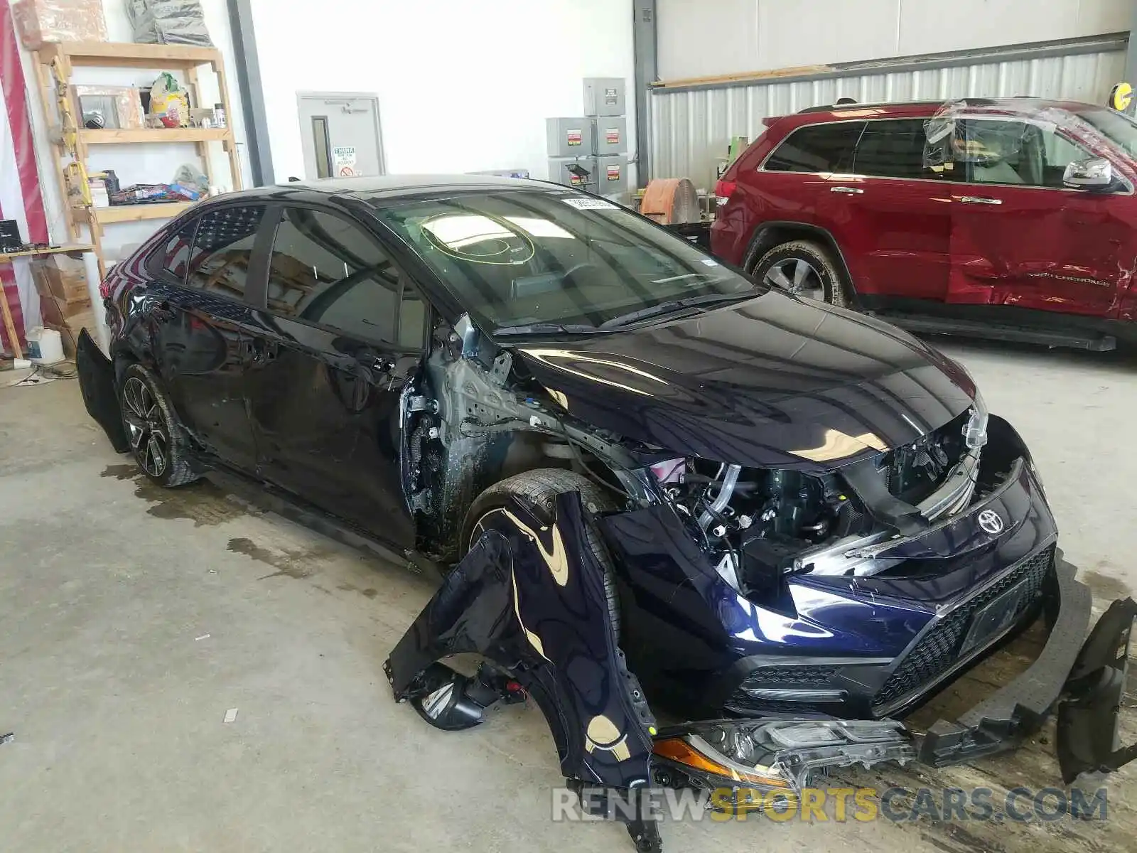 1 Photograph of a damaged car JTDS4RCE1LJ013444 TOYOTA COROLLA 2020