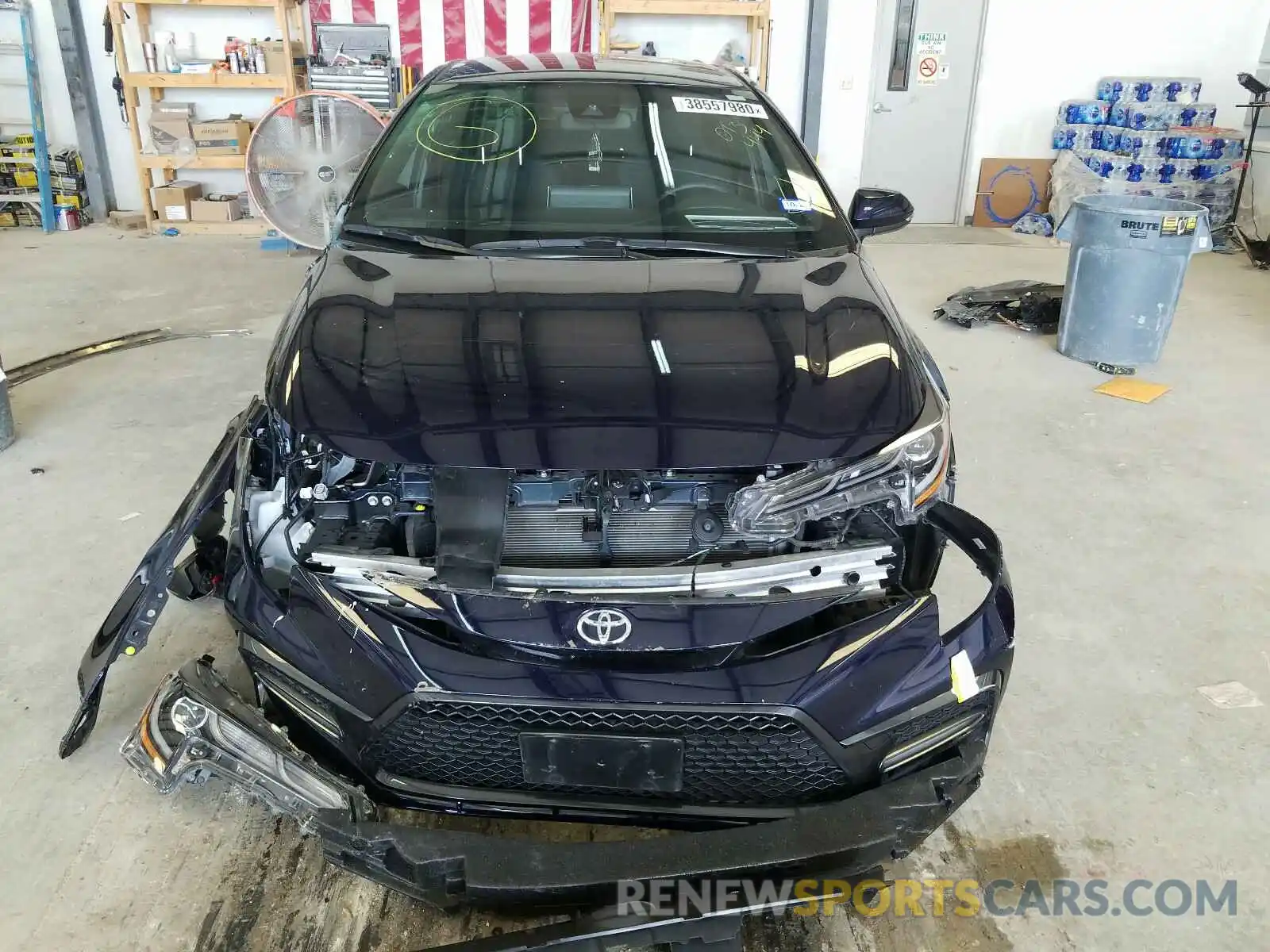 9 Photograph of a damaged car JTDS4RCE1LJ013444 TOYOTA COROLLA 2020