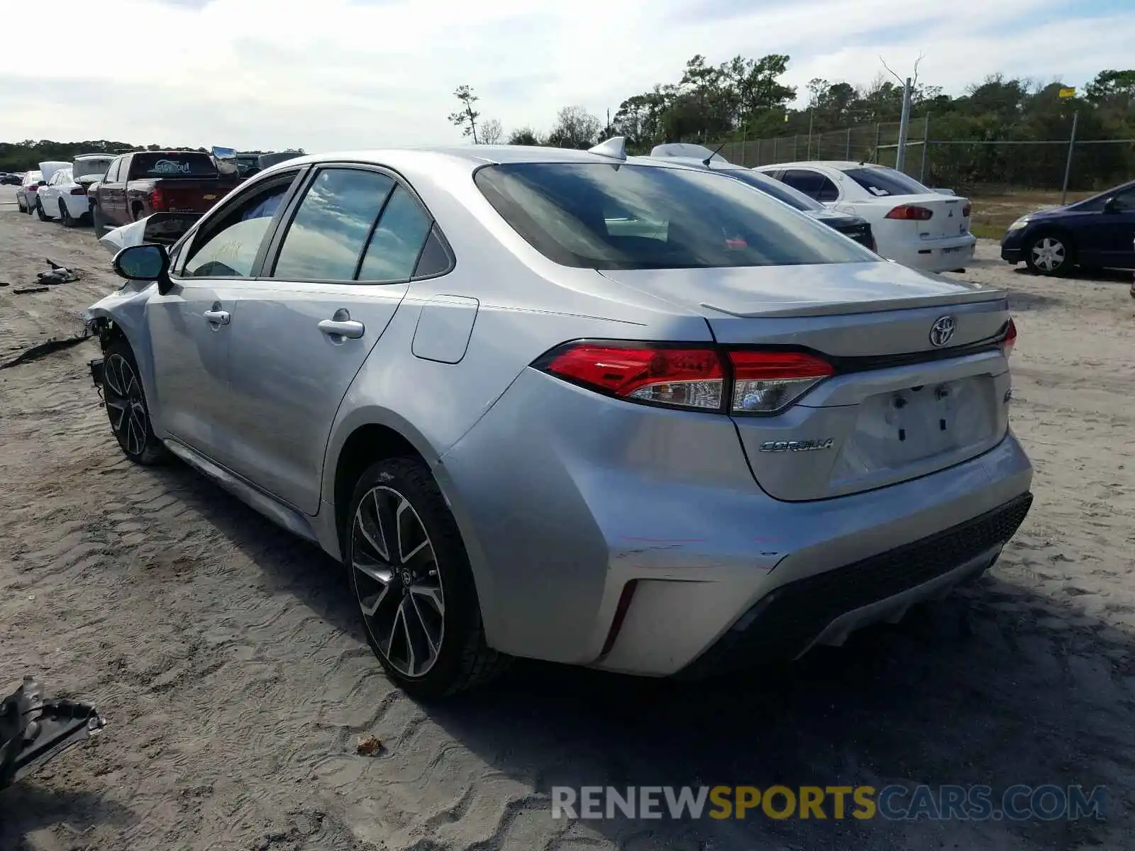 3 Photograph of a damaged car JTDS4RCE1LJ013735 TOYOTA COROLLA 2020