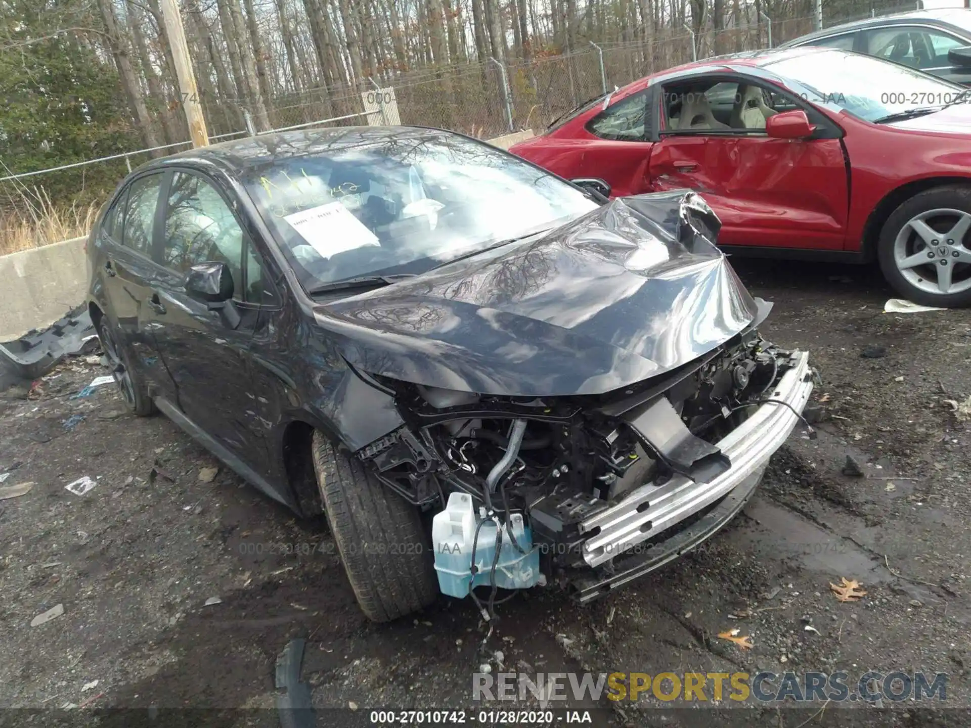 1 Photograph of a damaged car JTDS4RCE1LJ014660 TOYOTA COROLLA 2020