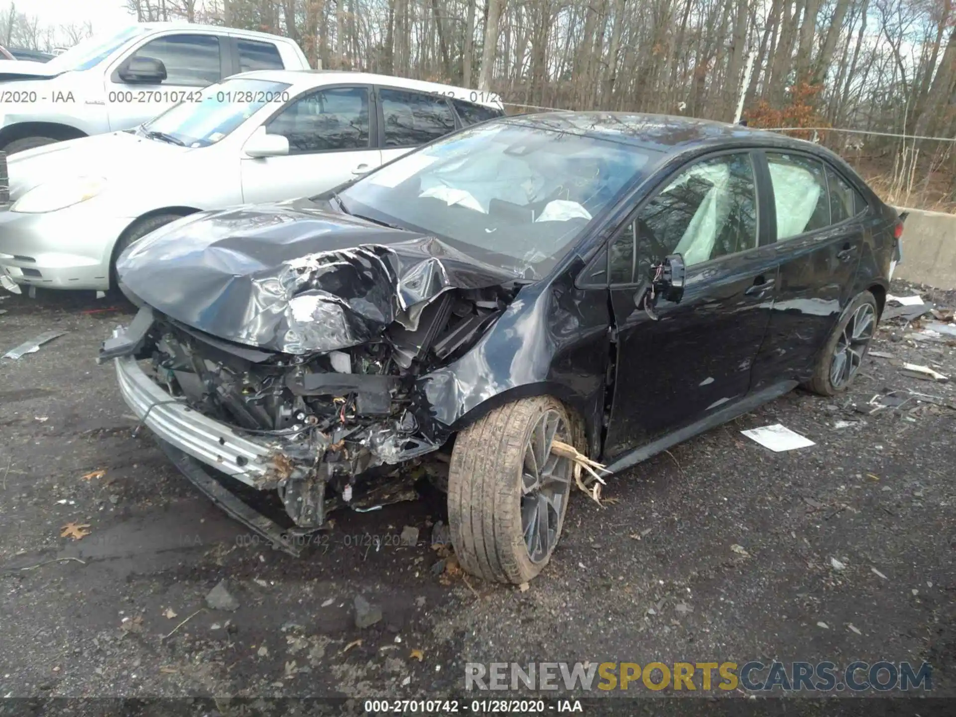 2 Photograph of a damaged car JTDS4RCE1LJ014660 TOYOTA COROLLA 2020