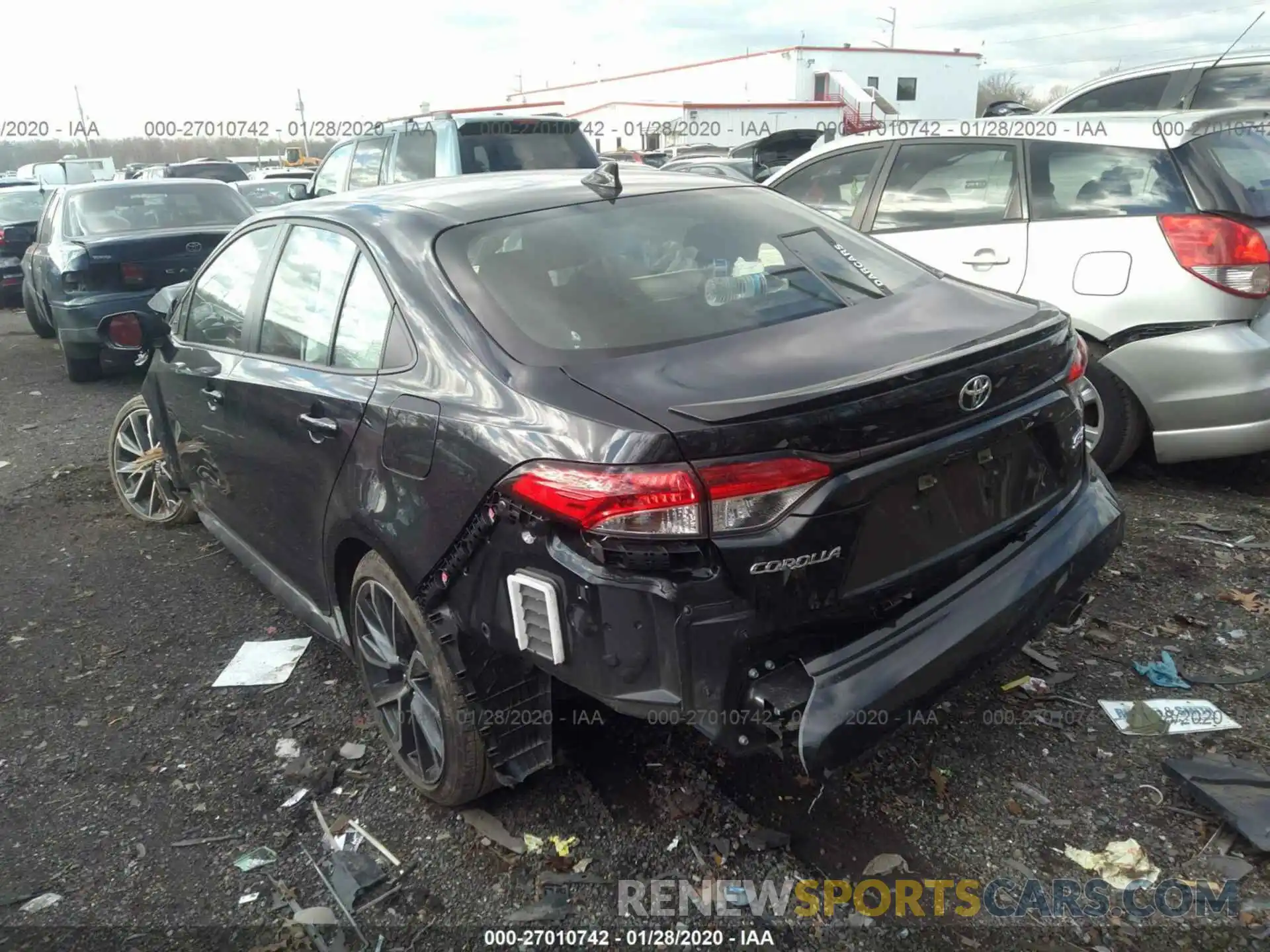 3 Photograph of a damaged car JTDS4RCE1LJ014660 TOYOTA COROLLA 2020