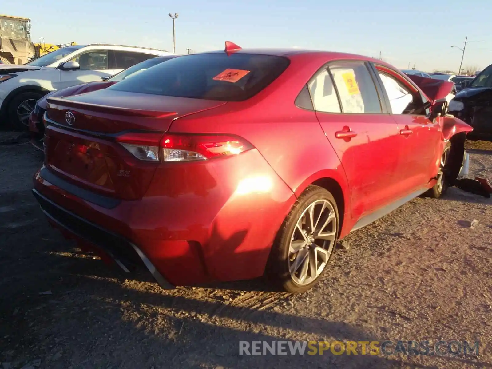 4 Photograph of a damaged car JTDS4RCE1LJ014870 TOYOTA COROLLA 2020