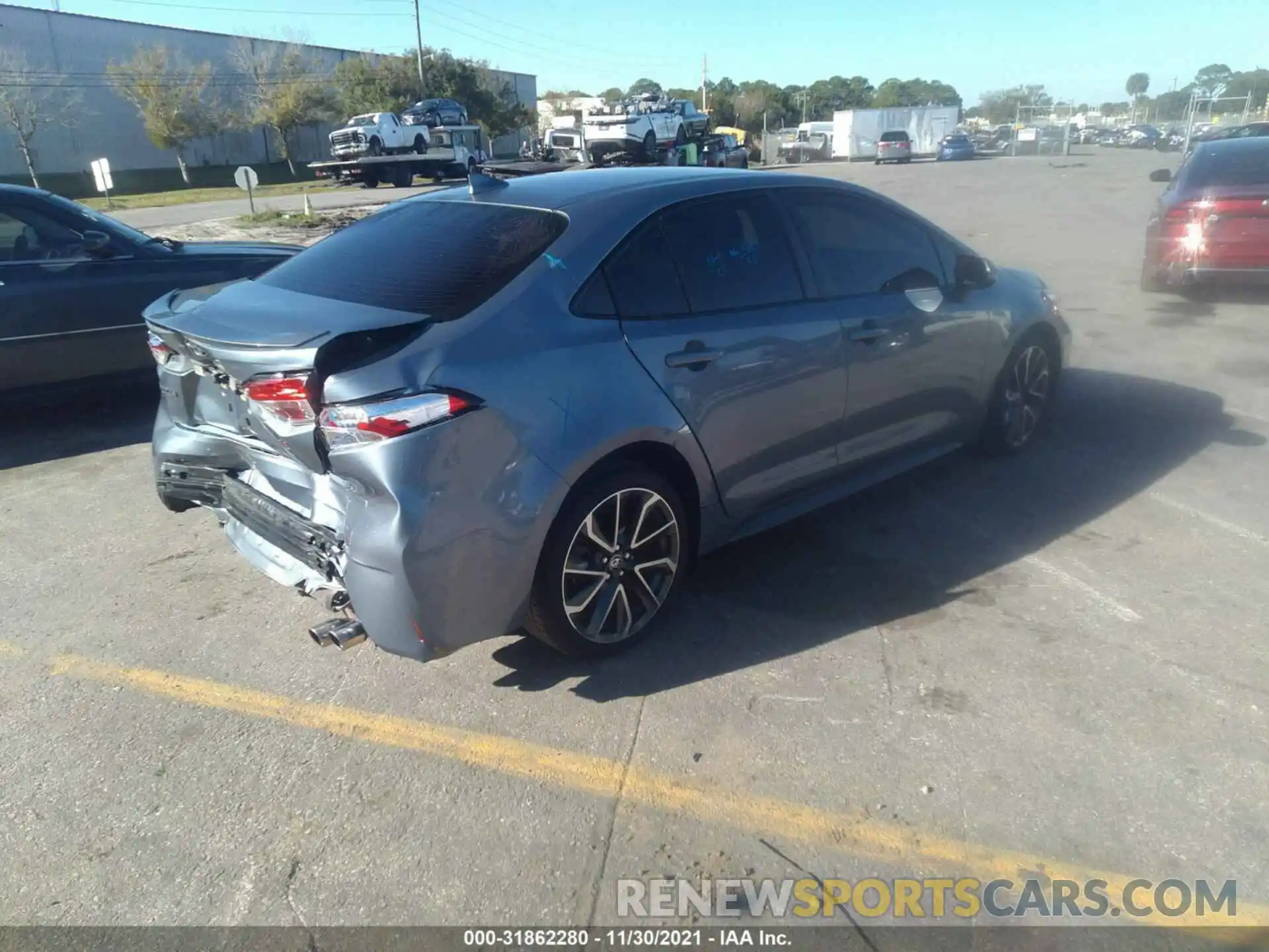 4 Photograph of a damaged car JTDS4RCE1LJ015310 TOYOTA COROLLA 2020