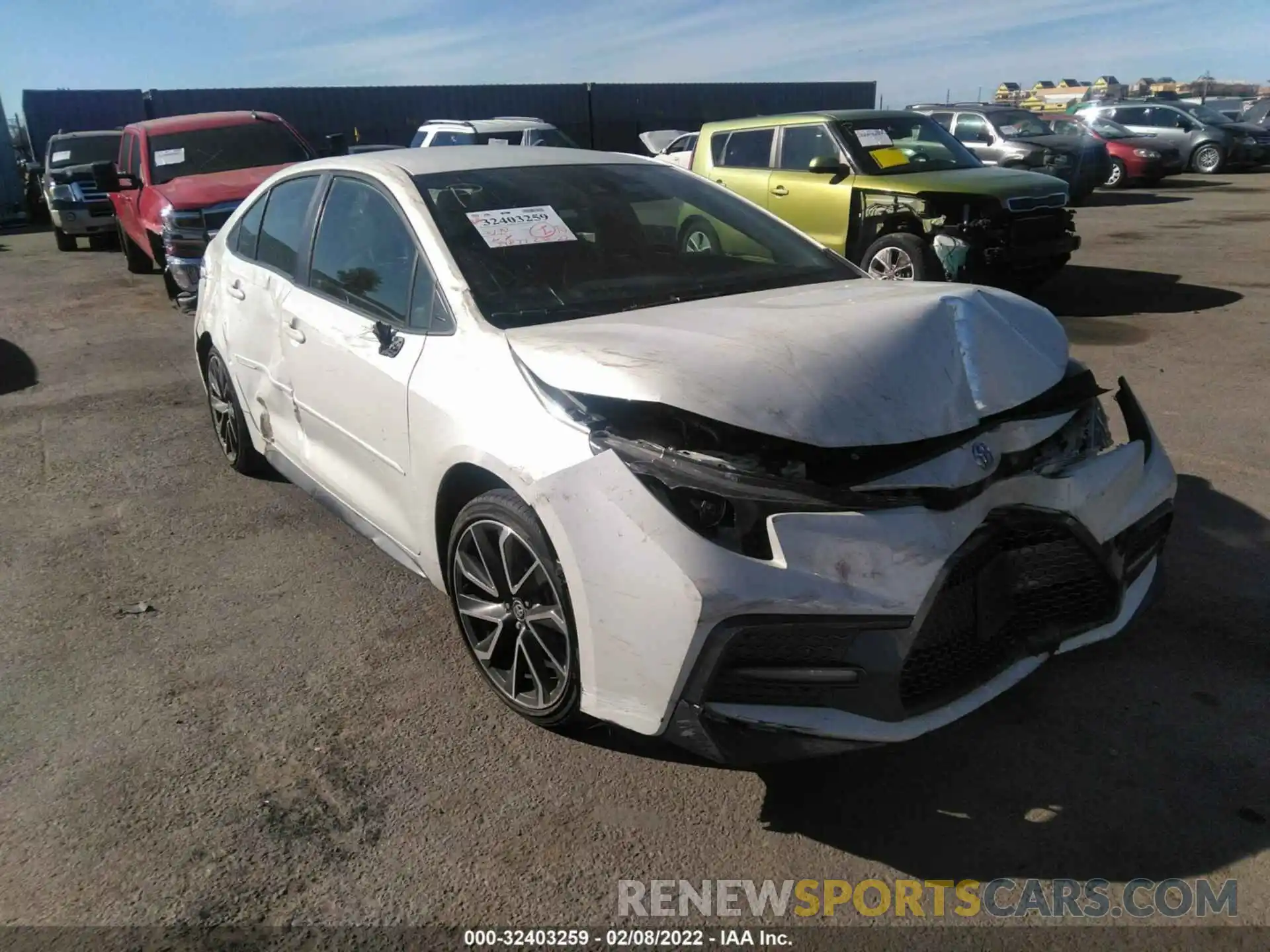 6 Photograph of a damaged car JTDS4RCE1LJ016814 TOYOTA COROLLA 2020