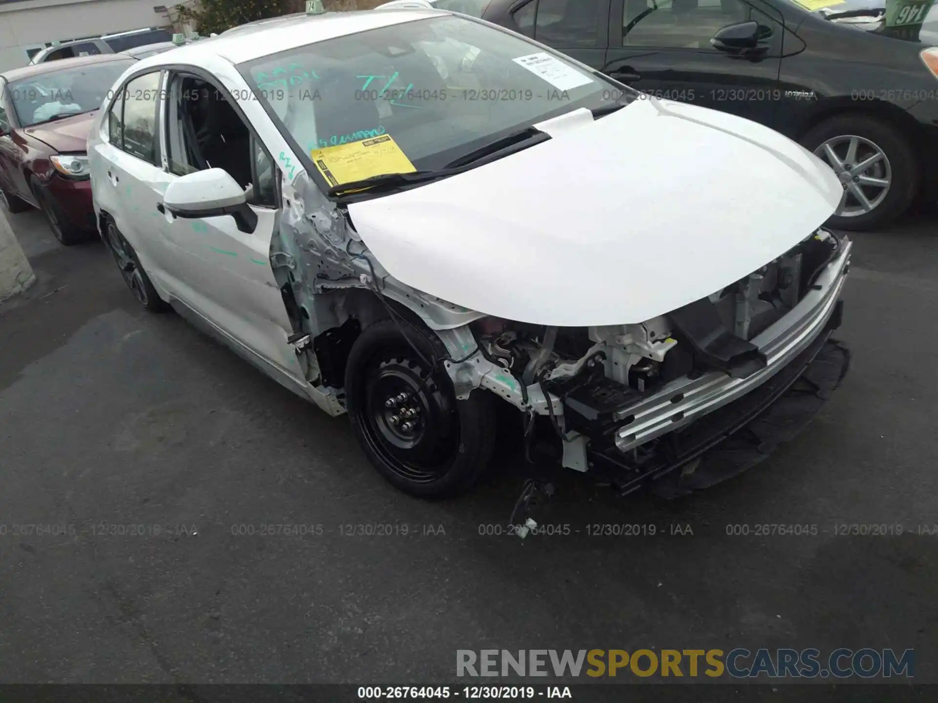 6 Photograph of a damaged car JTDS4RCE1LJ017865 TOYOTA COROLLA 2020