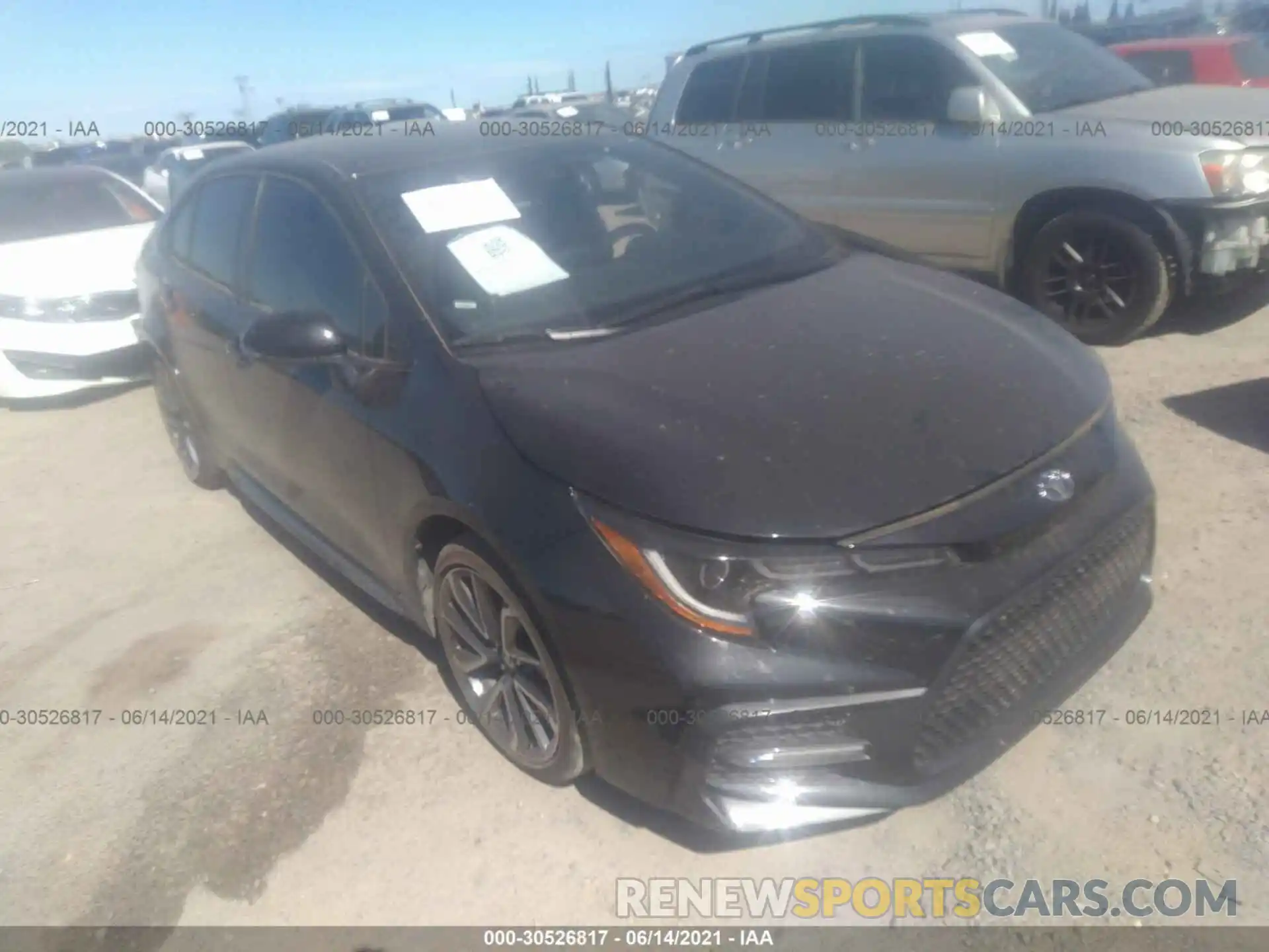 1 Photograph of a damaged car JTDS4RCE1LJ017946 TOYOTA COROLLA 2020