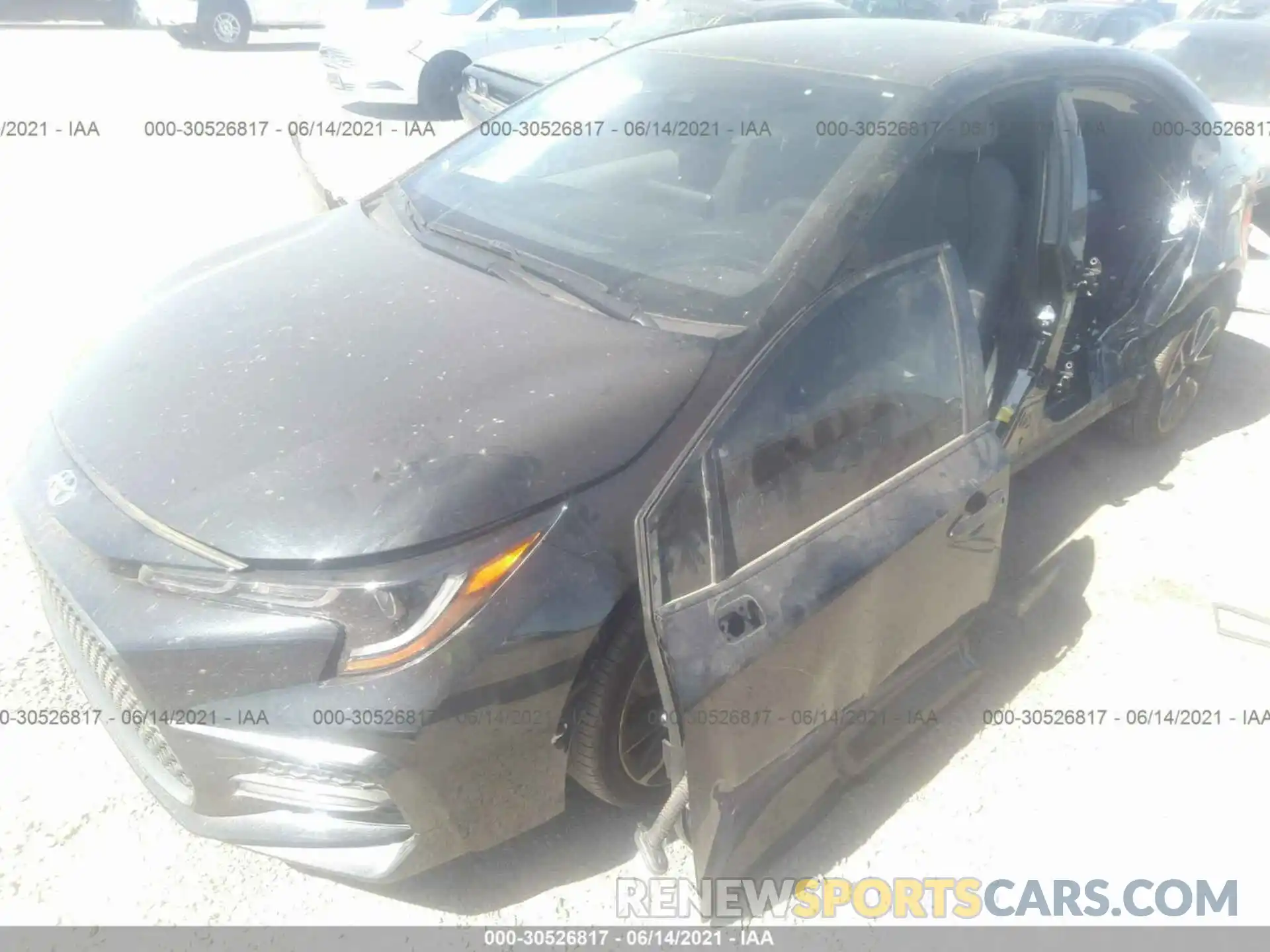 2 Photograph of a damaged car JTDS4RCE1LJ017946 TOYOTA COROLLA 2020