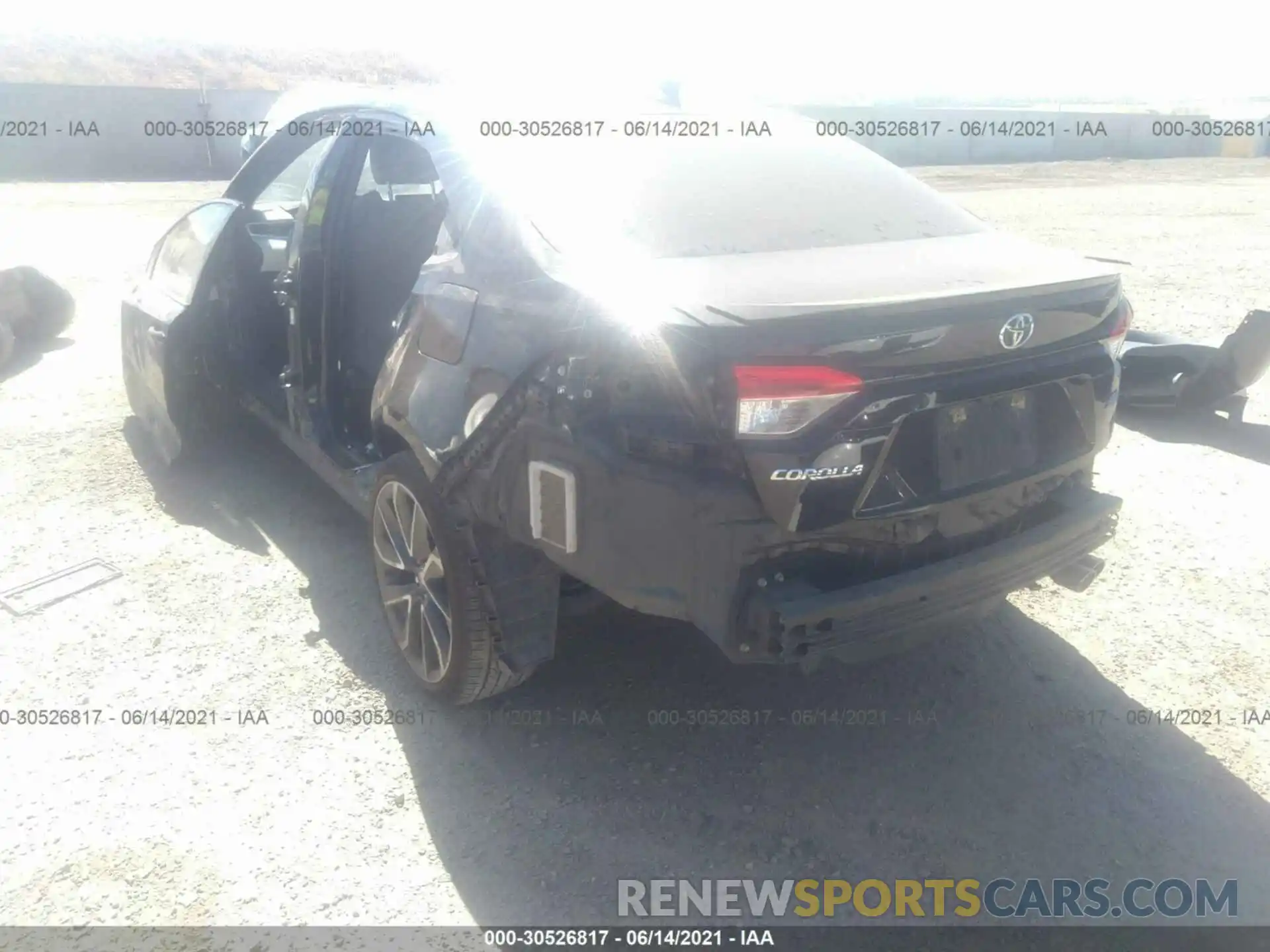 6 Photograph of a damaged car JTDS4RCE1LJ017946 TOYOTA COROLLA 2020