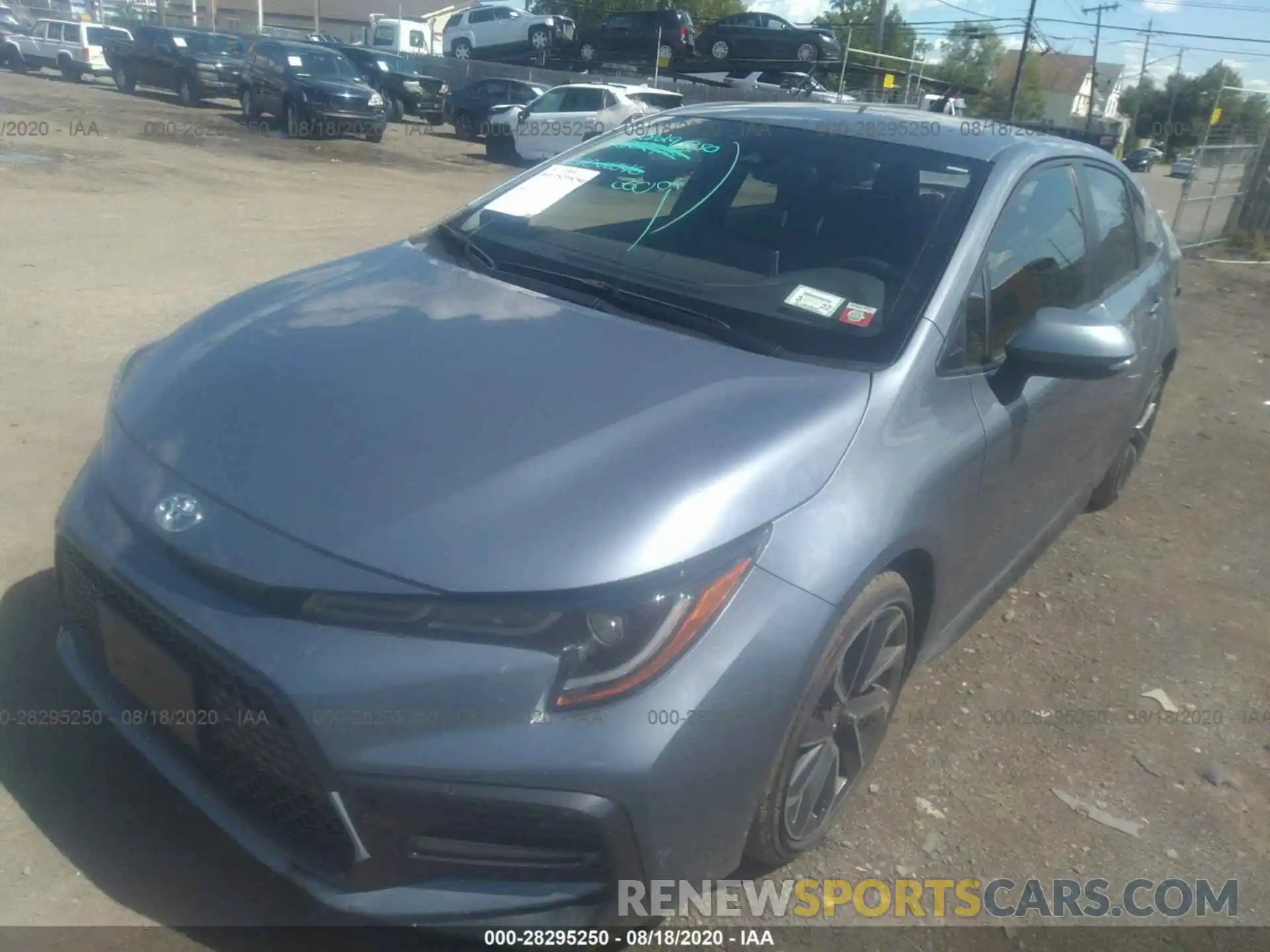 2 Photograph of a damaged car JTDS4RCE1LJ017994 TOYOTA COROLLA 2020